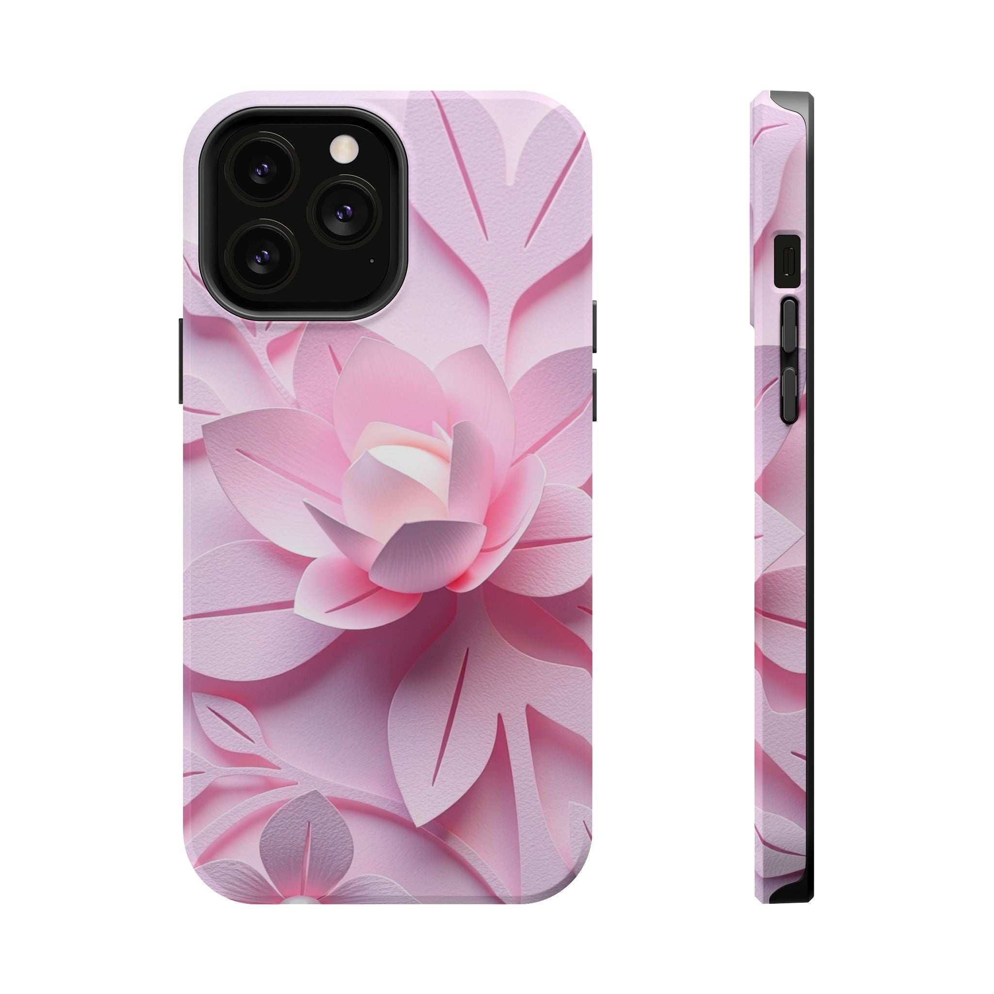iPhone Floral Geometric Paper Cut Art Slim Everyday Designer Case · iPhone Case