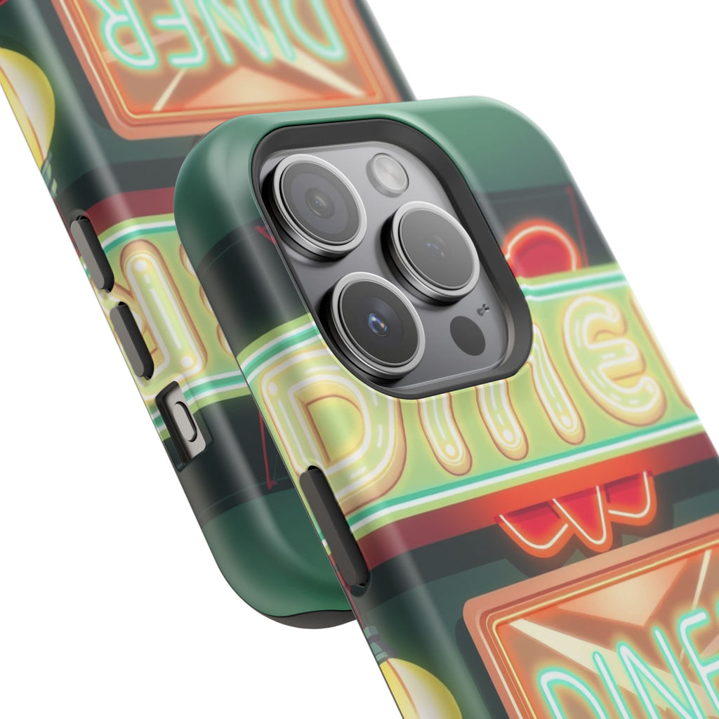 iPhone Neon Diner Sign Mystic Art Bold Modern Everyday Snap Case · iPhone Case