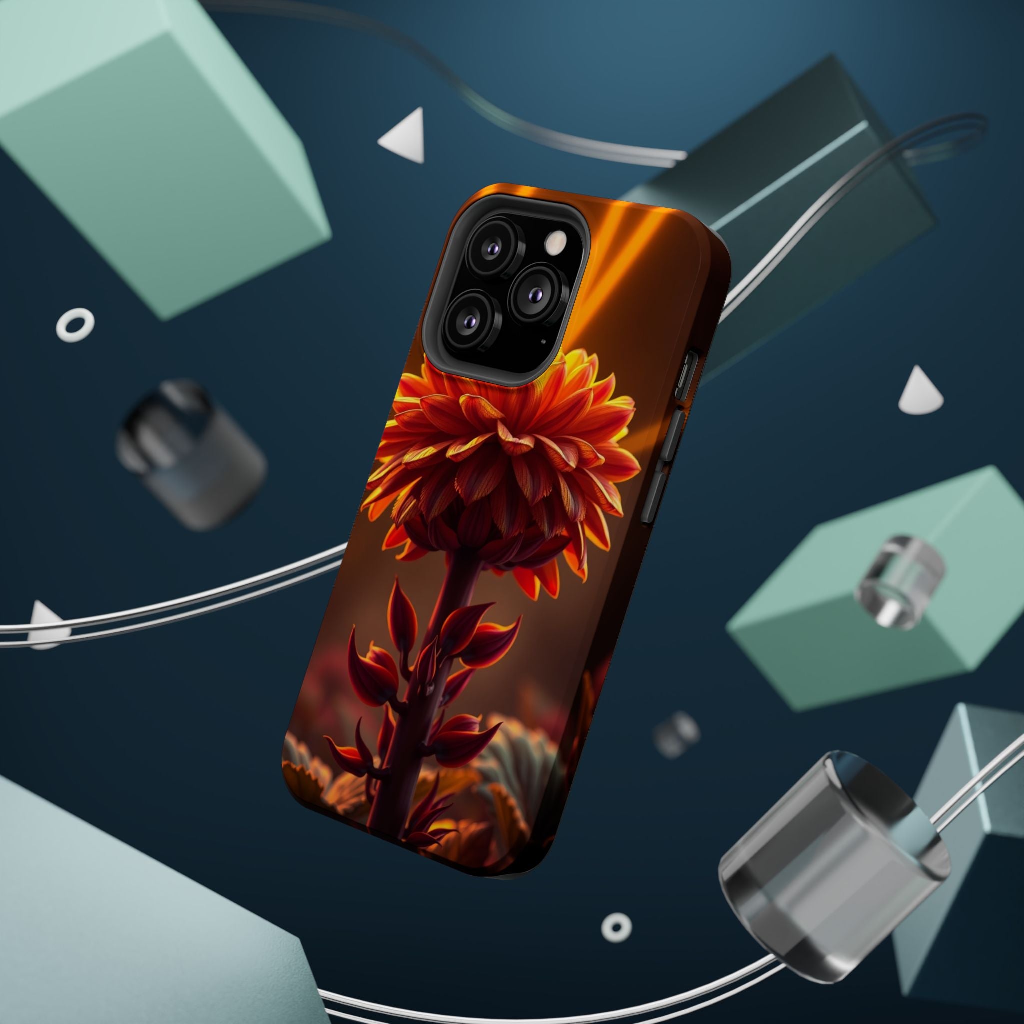 iPhone Mustard And Rust Ranunculus Stack Slim Everyday iPhone Designer · iPhone