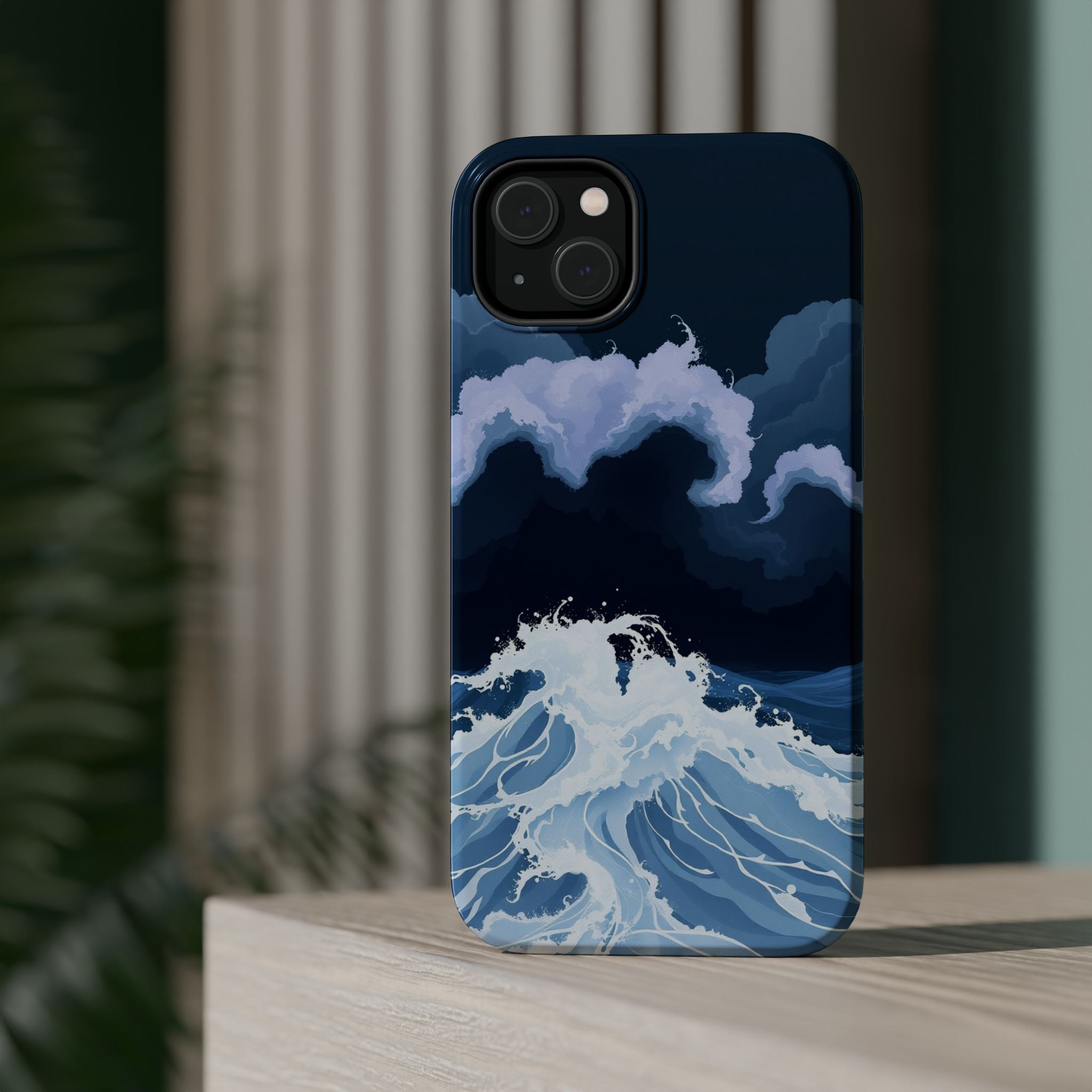 iPhone Storm at Sea Enchanted Art 18 Slim Everyday Designer Case · iPhone Case