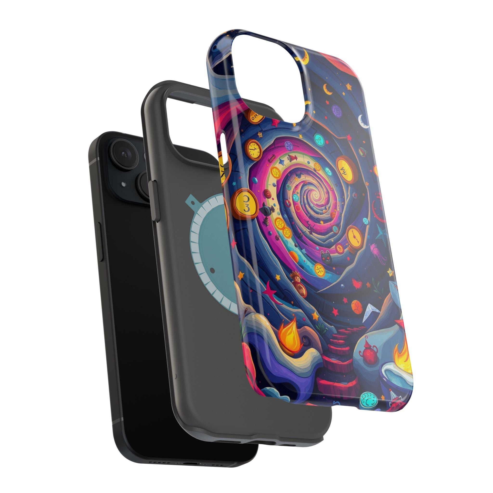 iPhone Time Portal Swirl Kids Fun iPhone Phone Case Gift Clean Minimal · iPhone