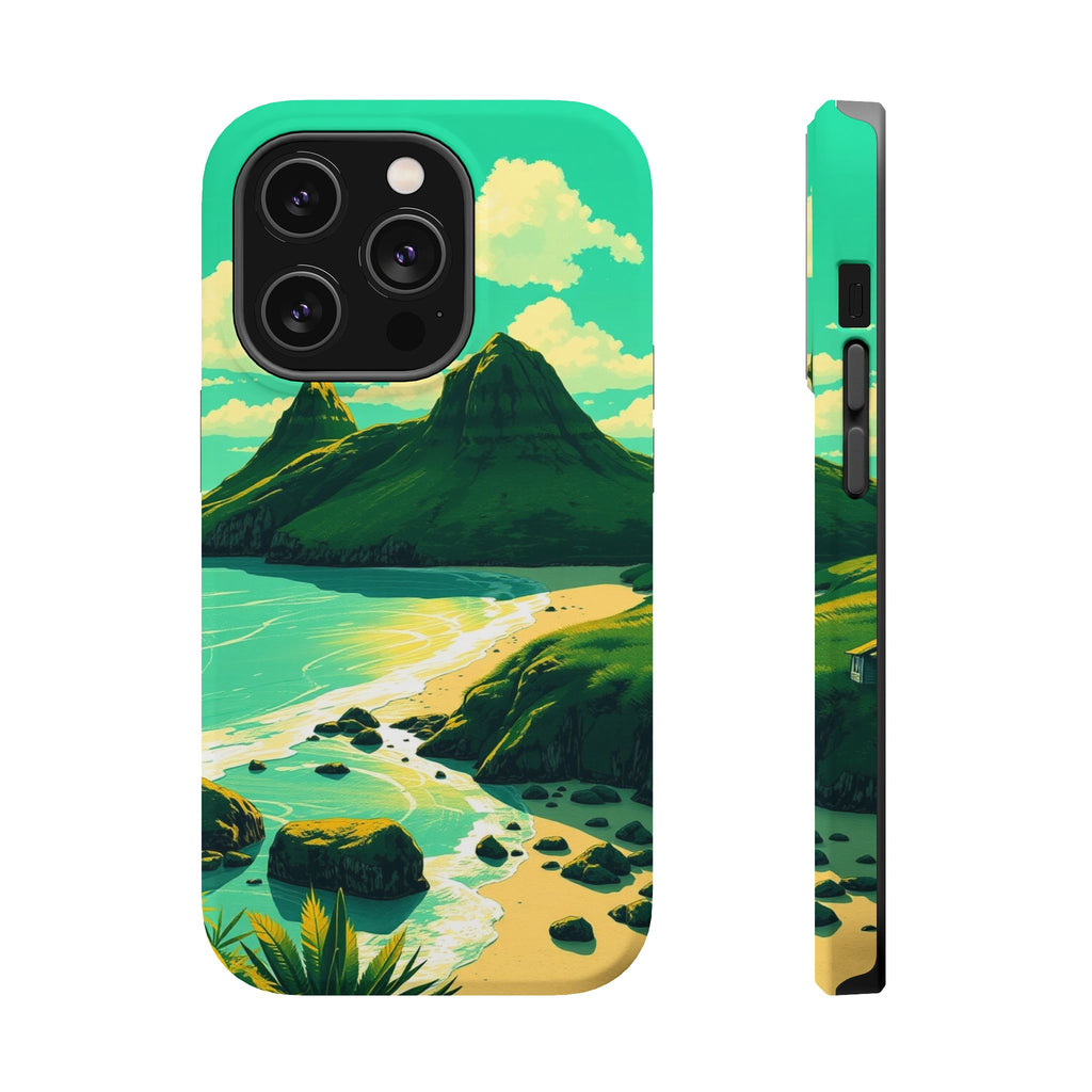 iPhone Hibiscus Coast Hand-Drawn Sketch Slim Everyday iPhone Designer · iPhone C
