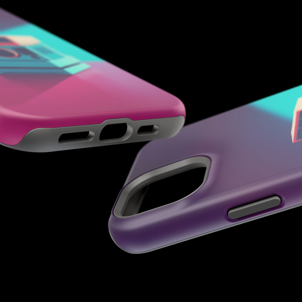 iPhone Polaroid Stack Memory Pop Art Bold Slim Everyday Designer Case · iPhone C