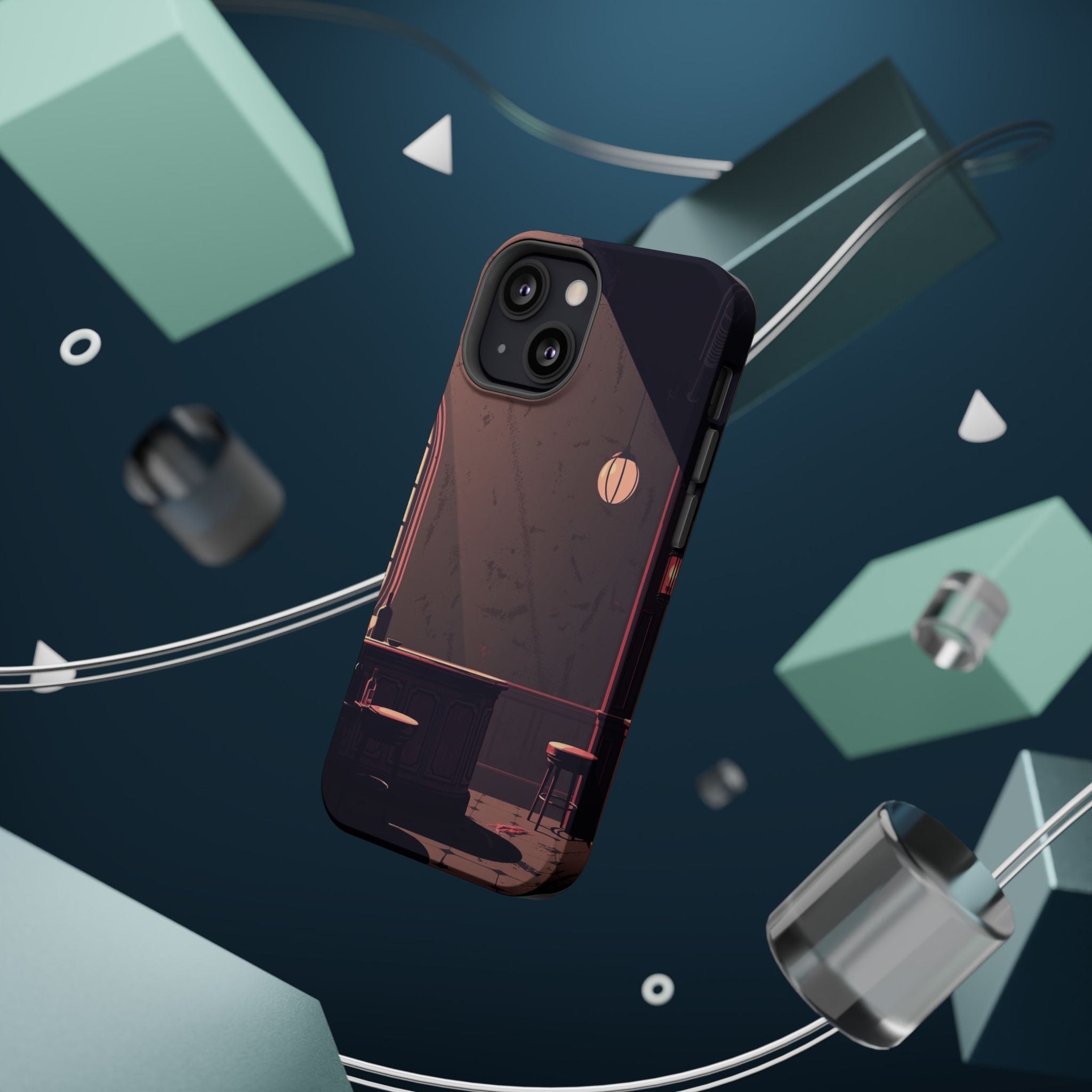iPhone Speakeasy Dark Grunge Distressed Slim Everyday Designer Case · iPhone Cas