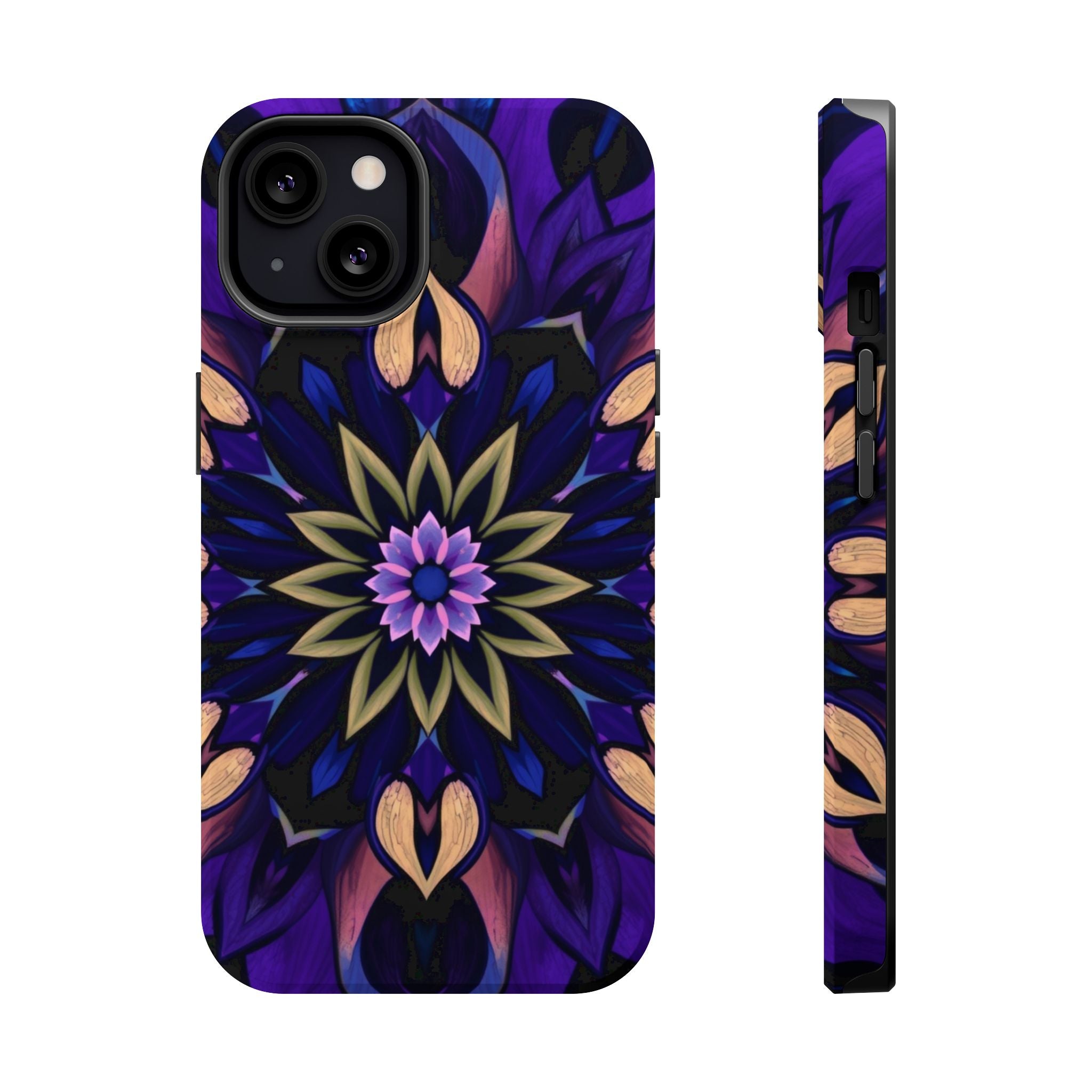 iPhone Floral Mandala Mystic Art Bold Modern Everyday Snap Case · iPhone Case