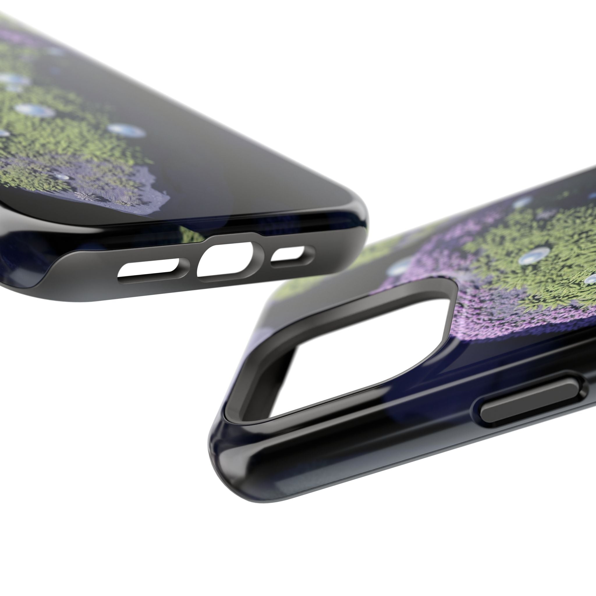 iPhone Moss Covered Rocks Electric Art Slim Everyday Designer Case · iPhone Case