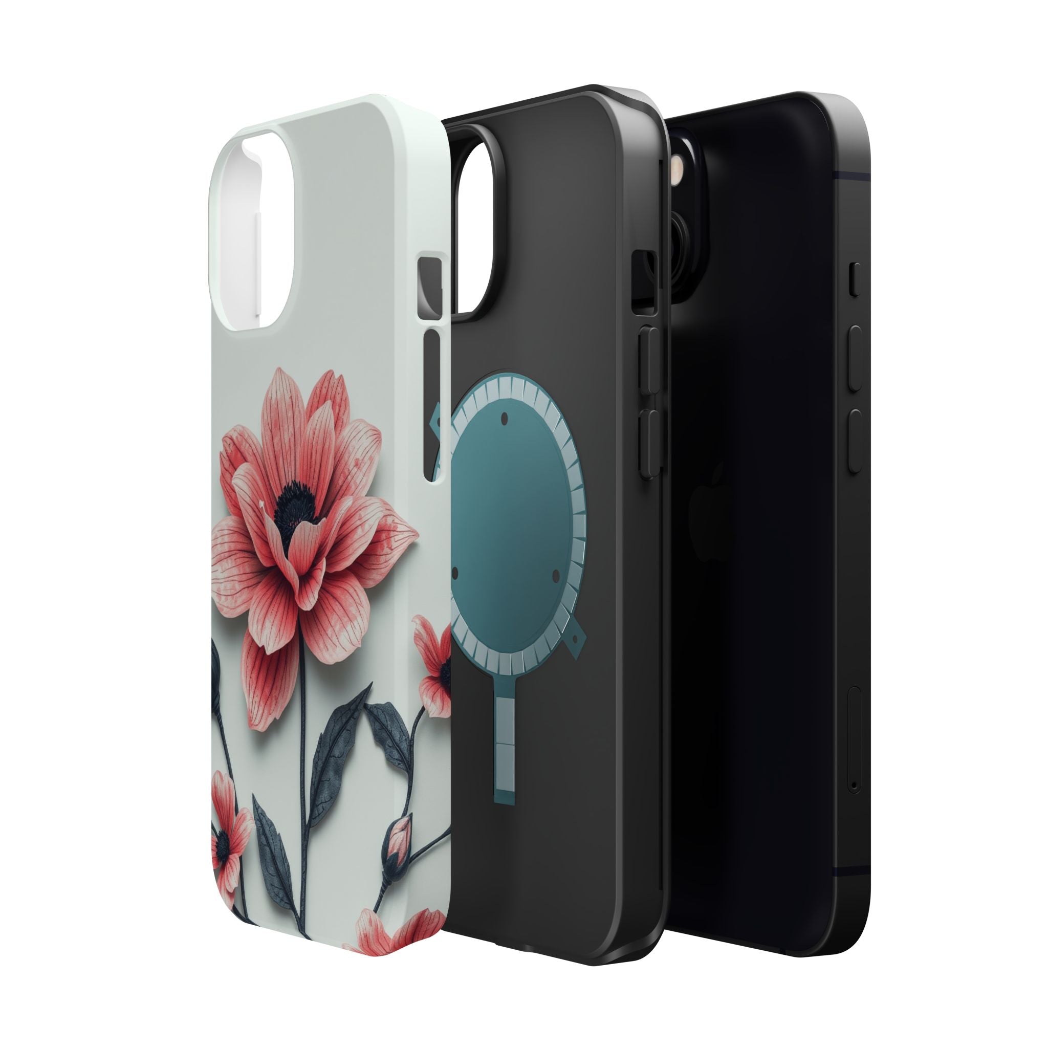 iPhone Dreamy Floral Ink Wash Design Slim Everyday iPhone 12 Designer · iPhone C