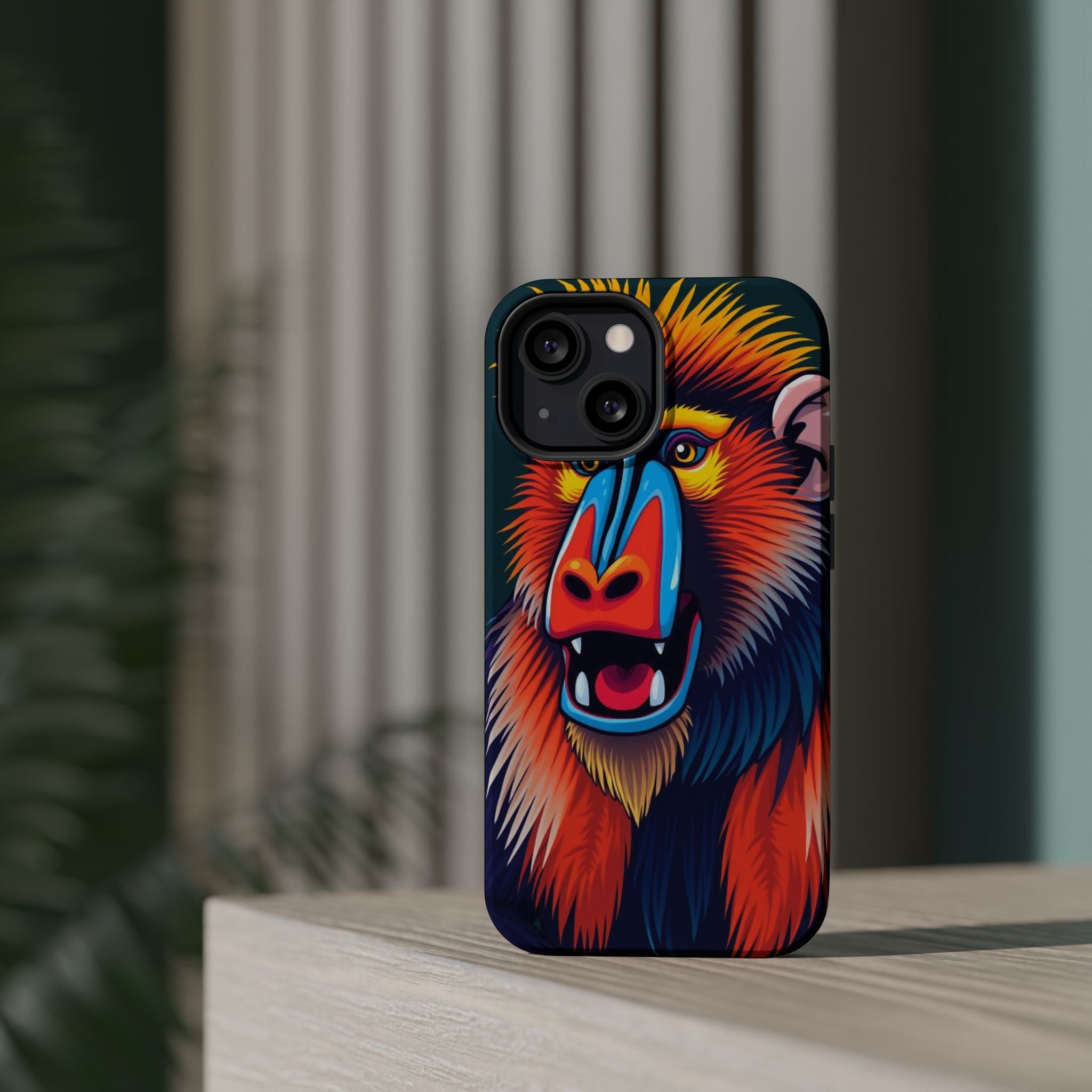 iPhone Mandrill Colorful Face Kids Fun iPhone Phone Case Gift Slim · iPhone Case