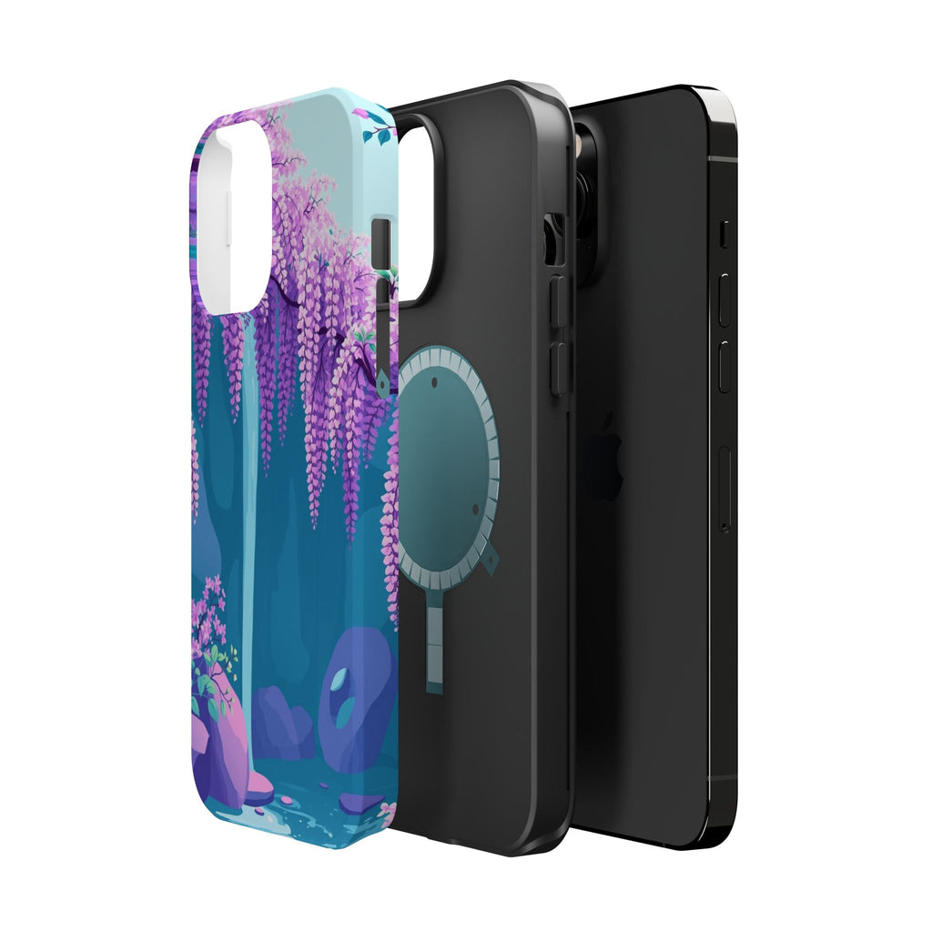 iPhone Wisteria Cascade Pastel Kawaii Slim Everyday Designer Case · iPhone Case