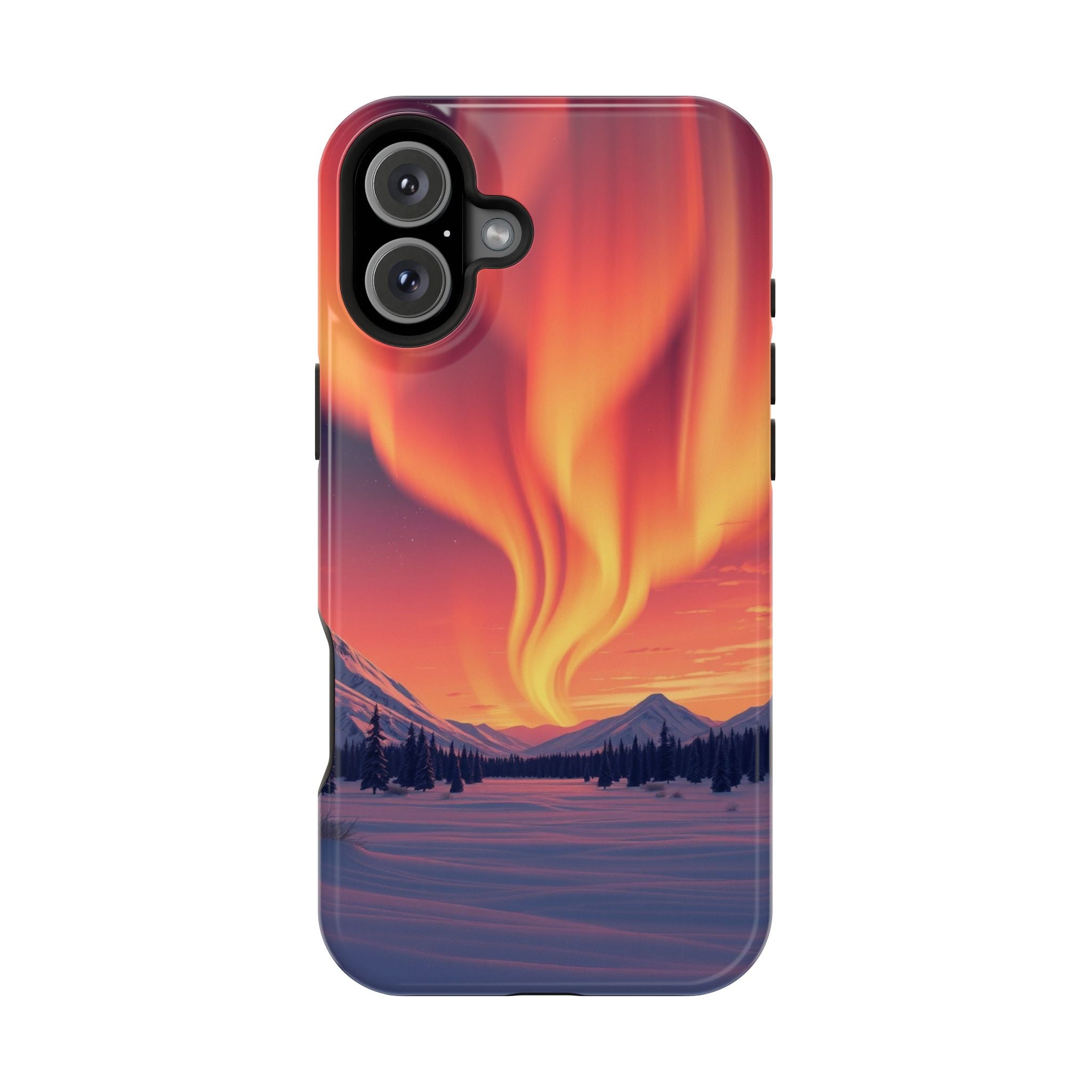 iPhone Sunset Amber And Peach Northern Lights Slim iPhone Everyday · iPhone Case