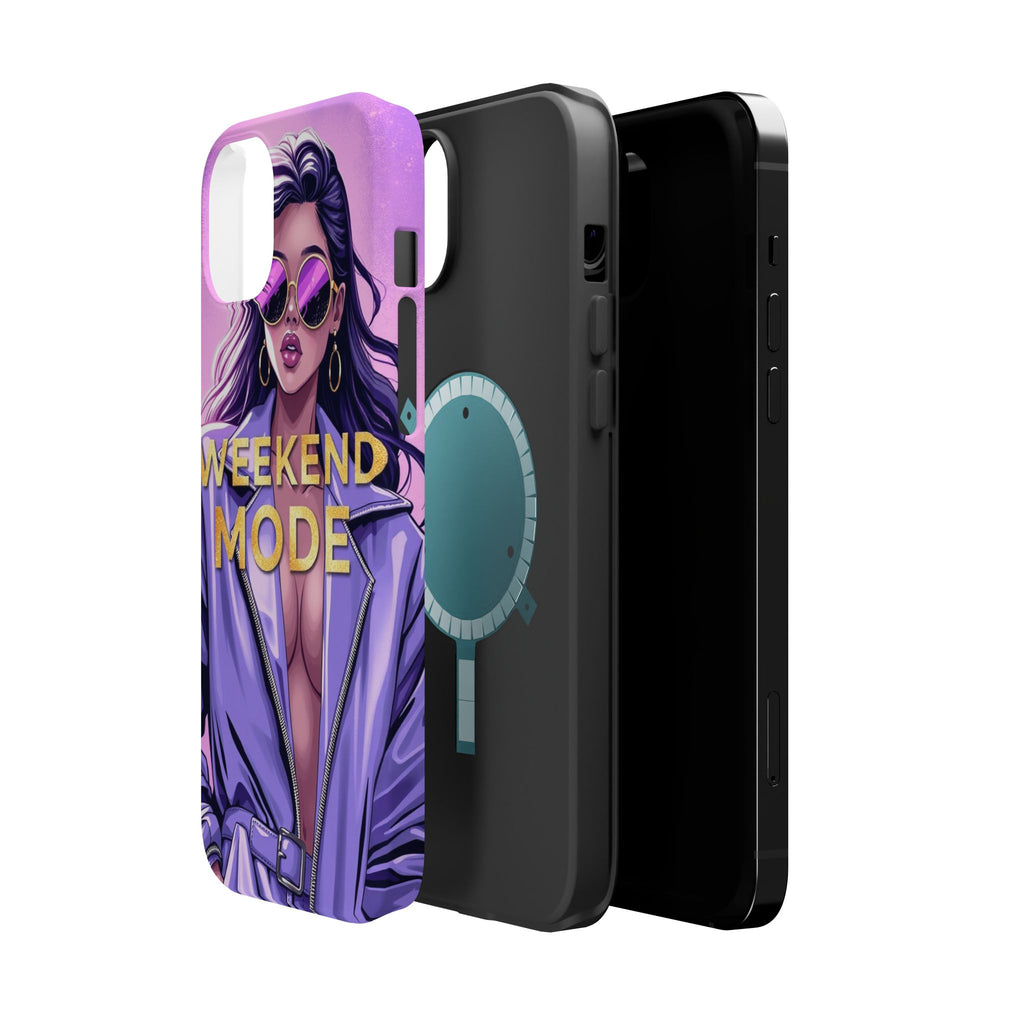 iPhone Lavender And Pearl Weekend Mode On Slim Everyday Designer Case · iPhone C