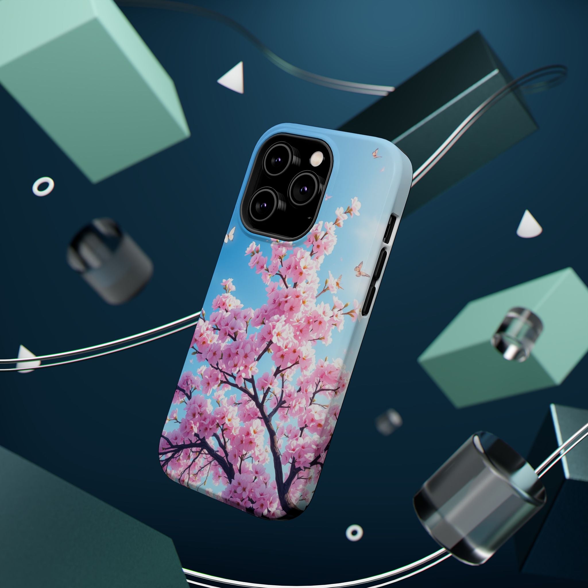 iPhone Cherry Blossom Floral Slim Everyday Designer Case · iPhone Case