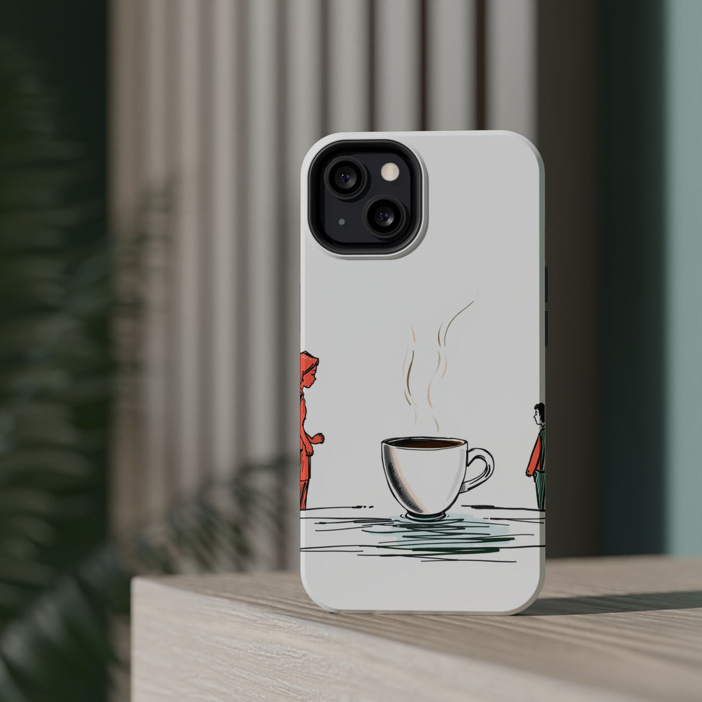 iPhone Coffee Before People Mystic Art Slim Everyday Designer Case · iPhone Case