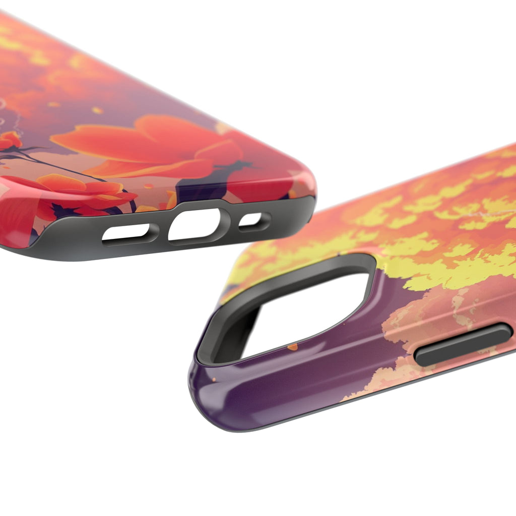iPhone Sunset Amber And Peach Petal Storm Slim iPhone Everyday Designer · iPhone