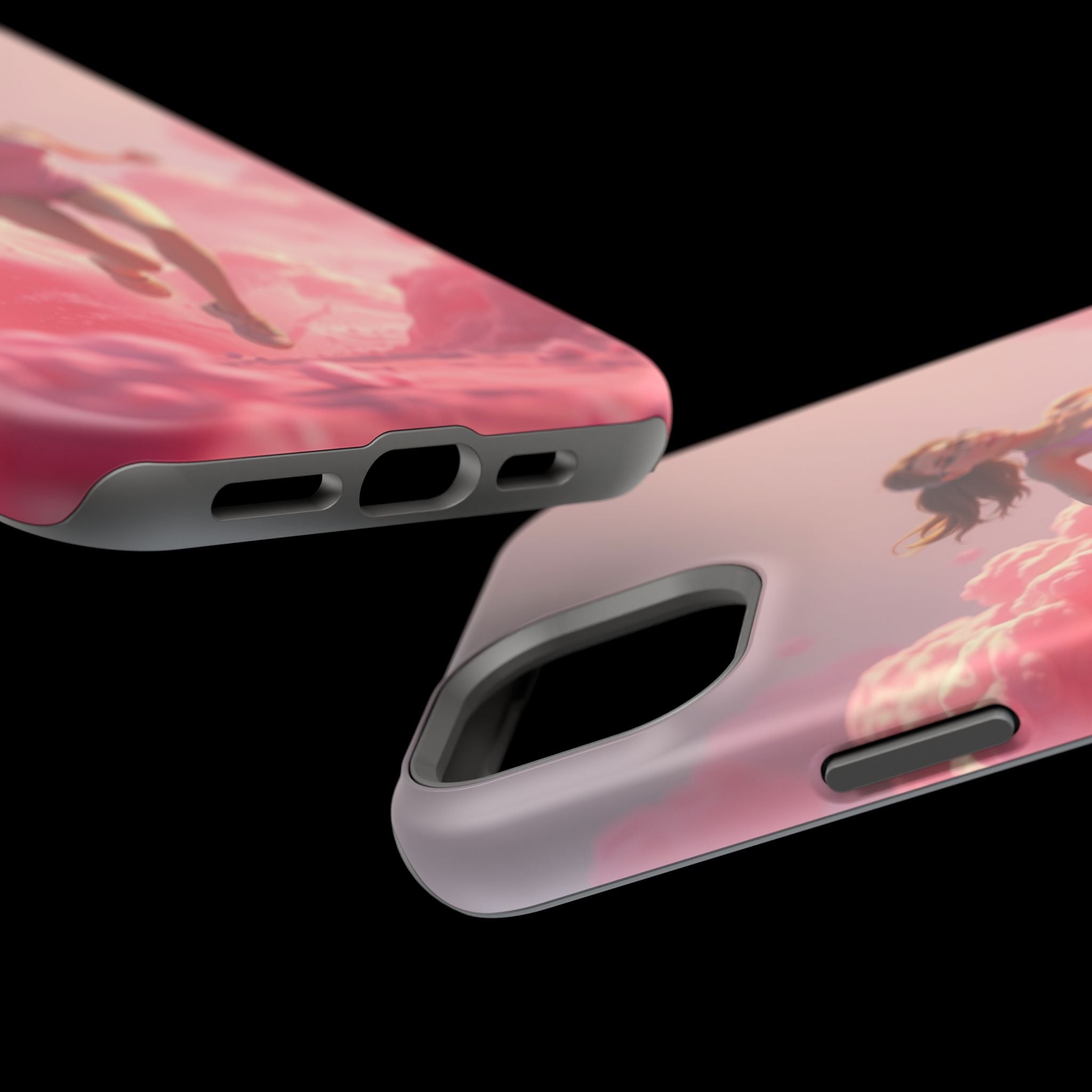 iPhone on Fumes 3D Digital Bold Modern Everyday Snap Case · iPhone Case