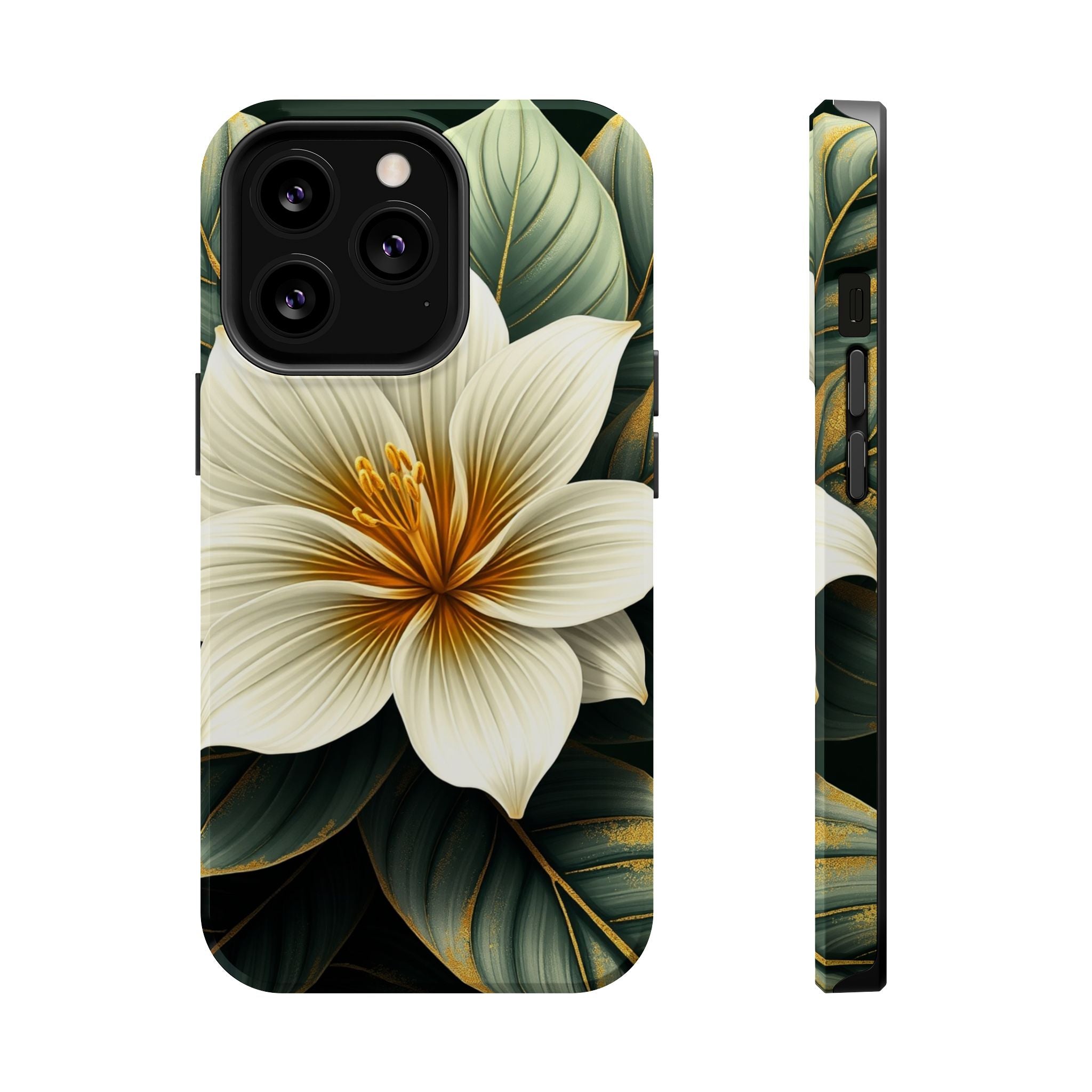 iPhone Radiant Tropical Bloom Design Slim Everyday Designer Case · iPhone Case