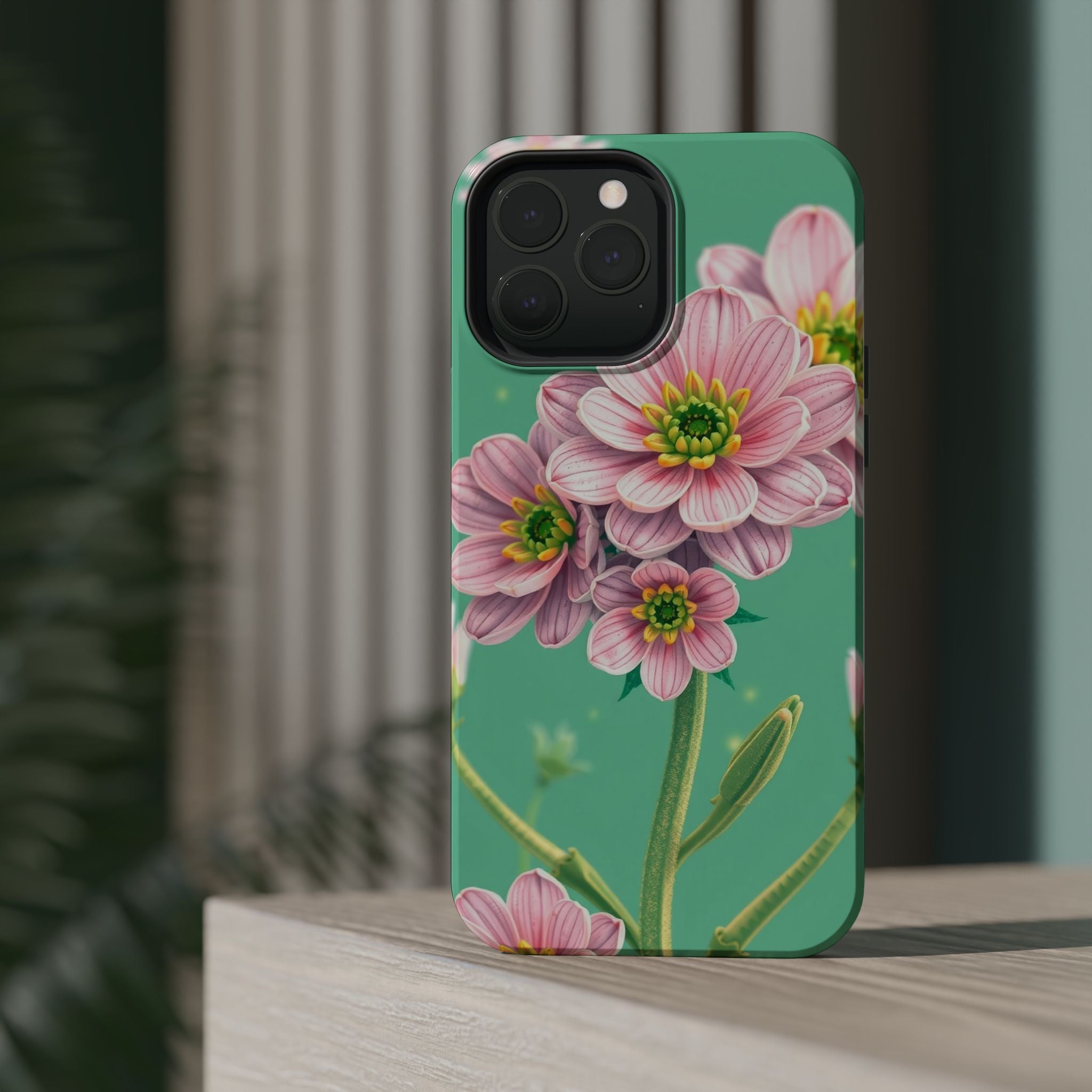 iPhone Vibrant Ranunculus Stack Design Slim Everyday Designer Case · iPhone Case