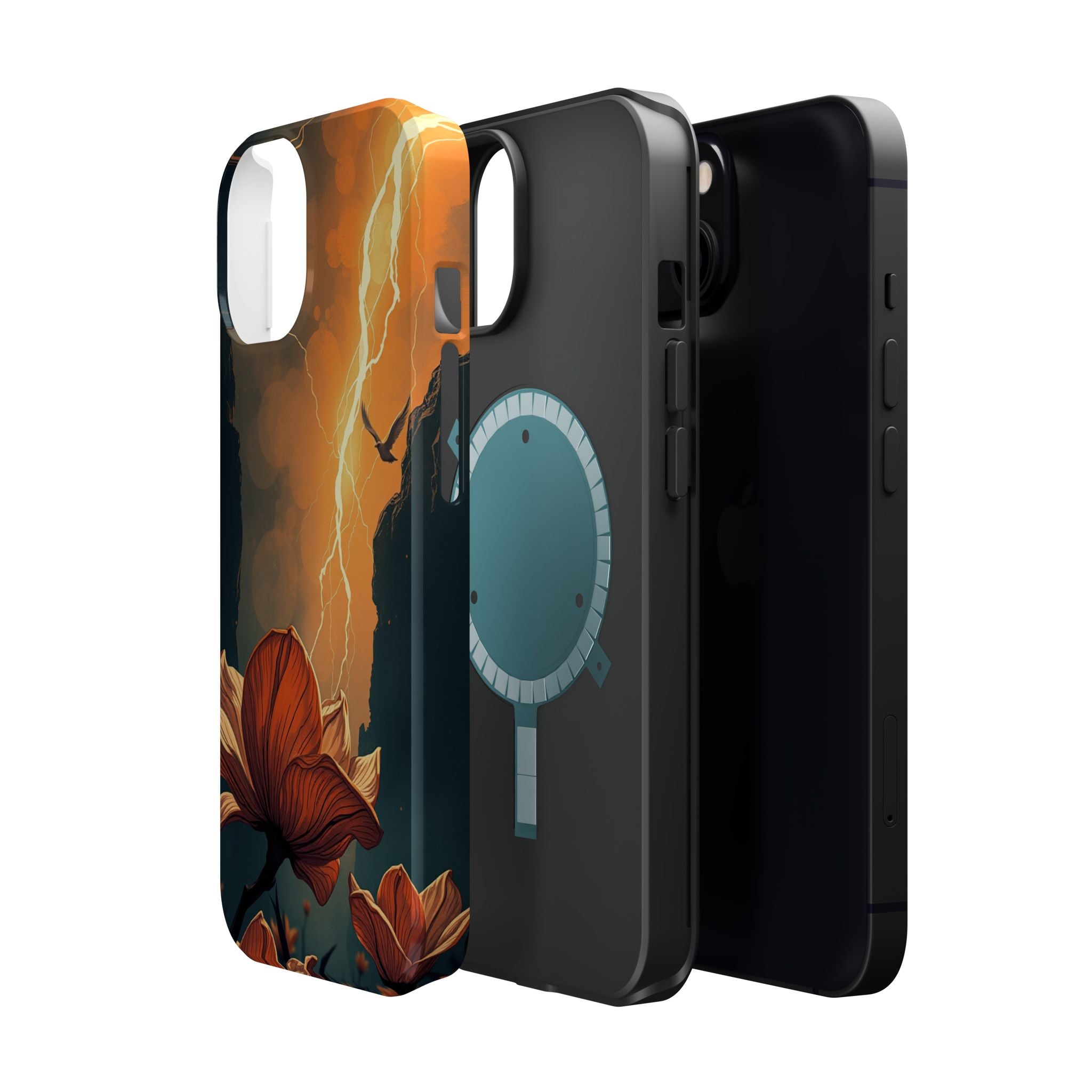 iPhone Vibrant Petal Storm Design Bold Modern Everyday Snap Case · iPhone Case