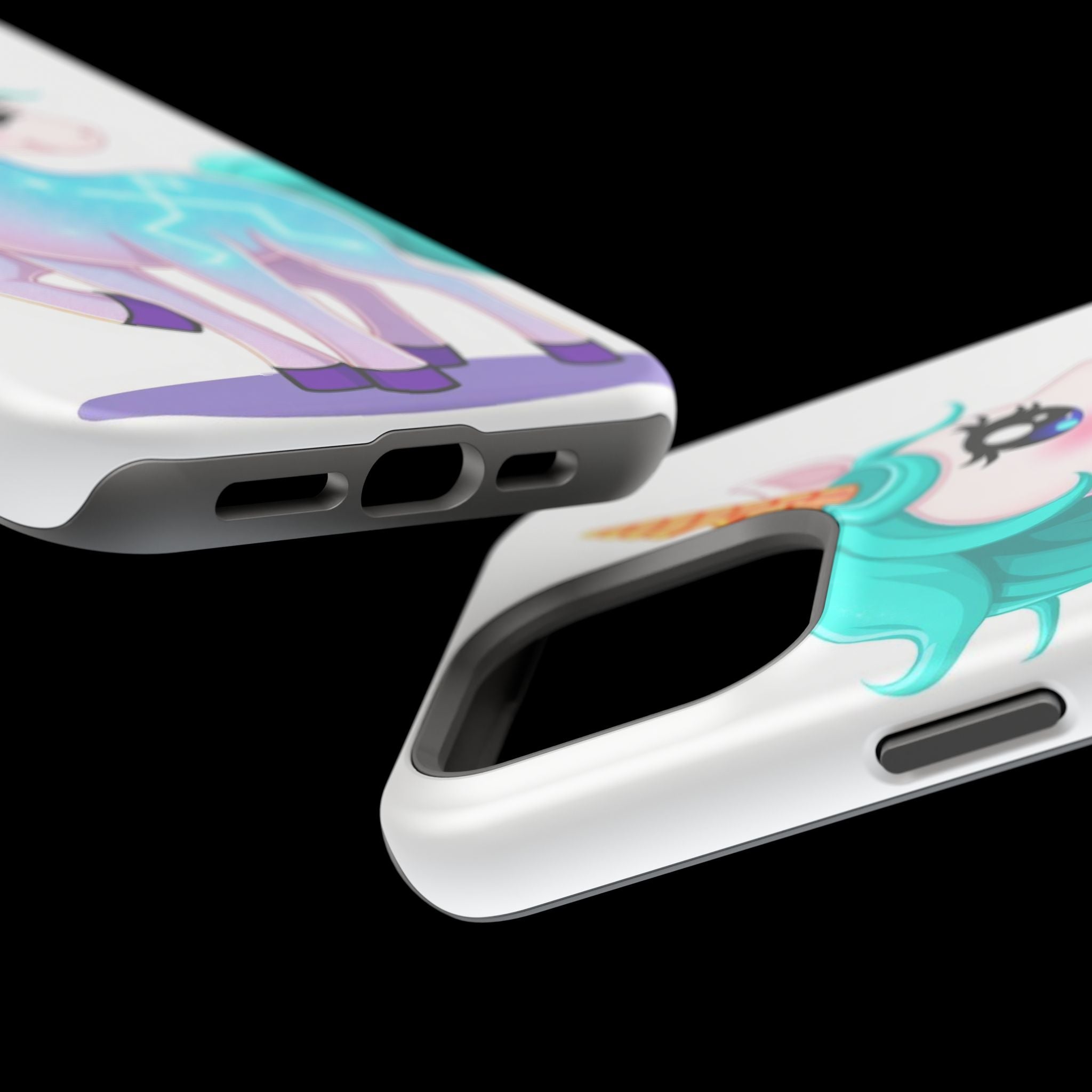 iPhone Turquoise Sparkle Unicorn Kids Fun iPhone Phone Case Gift · iPhone Case