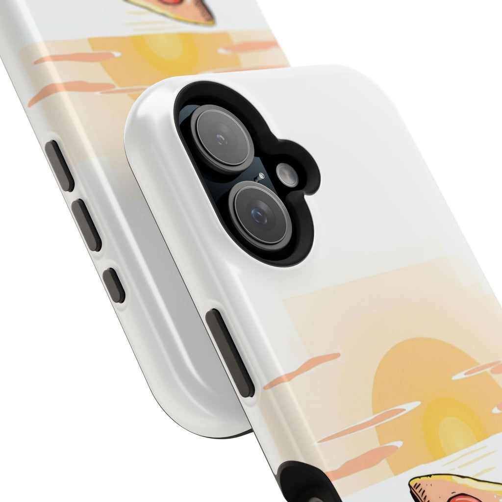 iPhone Earthy Pizza Slice Sunset Design Slim Everyday Designer Case · iPhone Cas