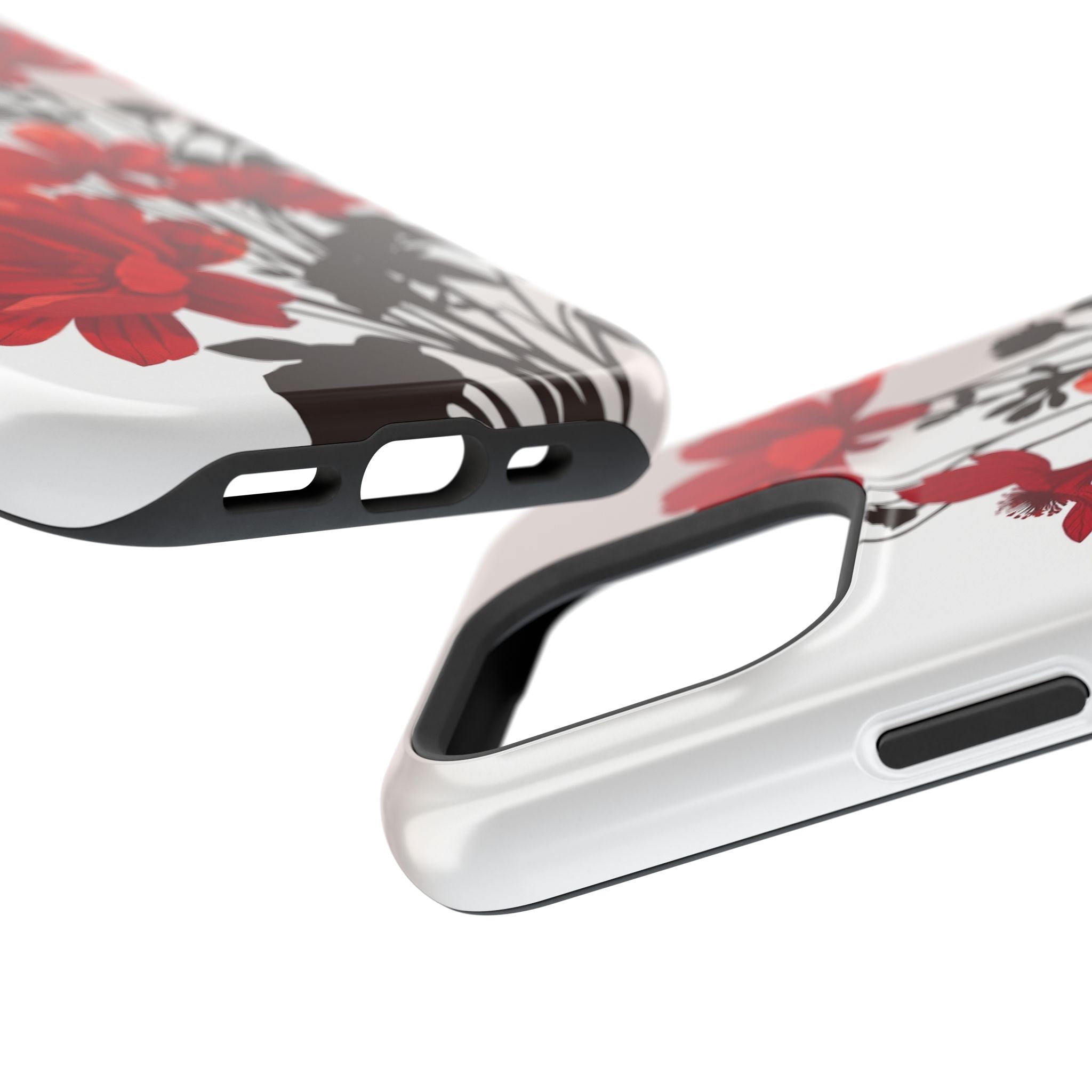 iPhone Floral Silhouette Cinematic Art Slim Snap Case · iPhone Case