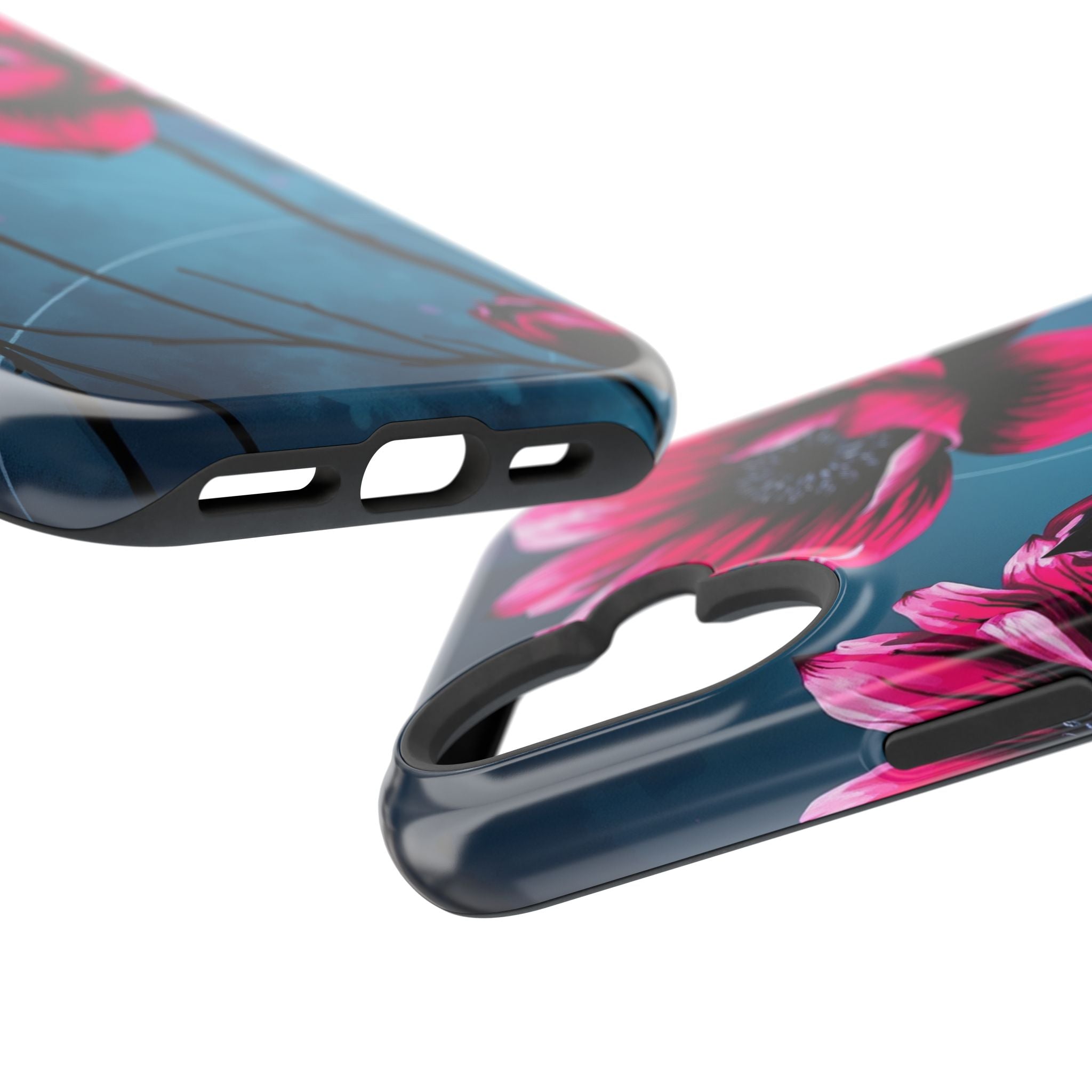 iPhone Floral Ink Wash Bold Art Slim Everyday Designer Case · iPhone Case