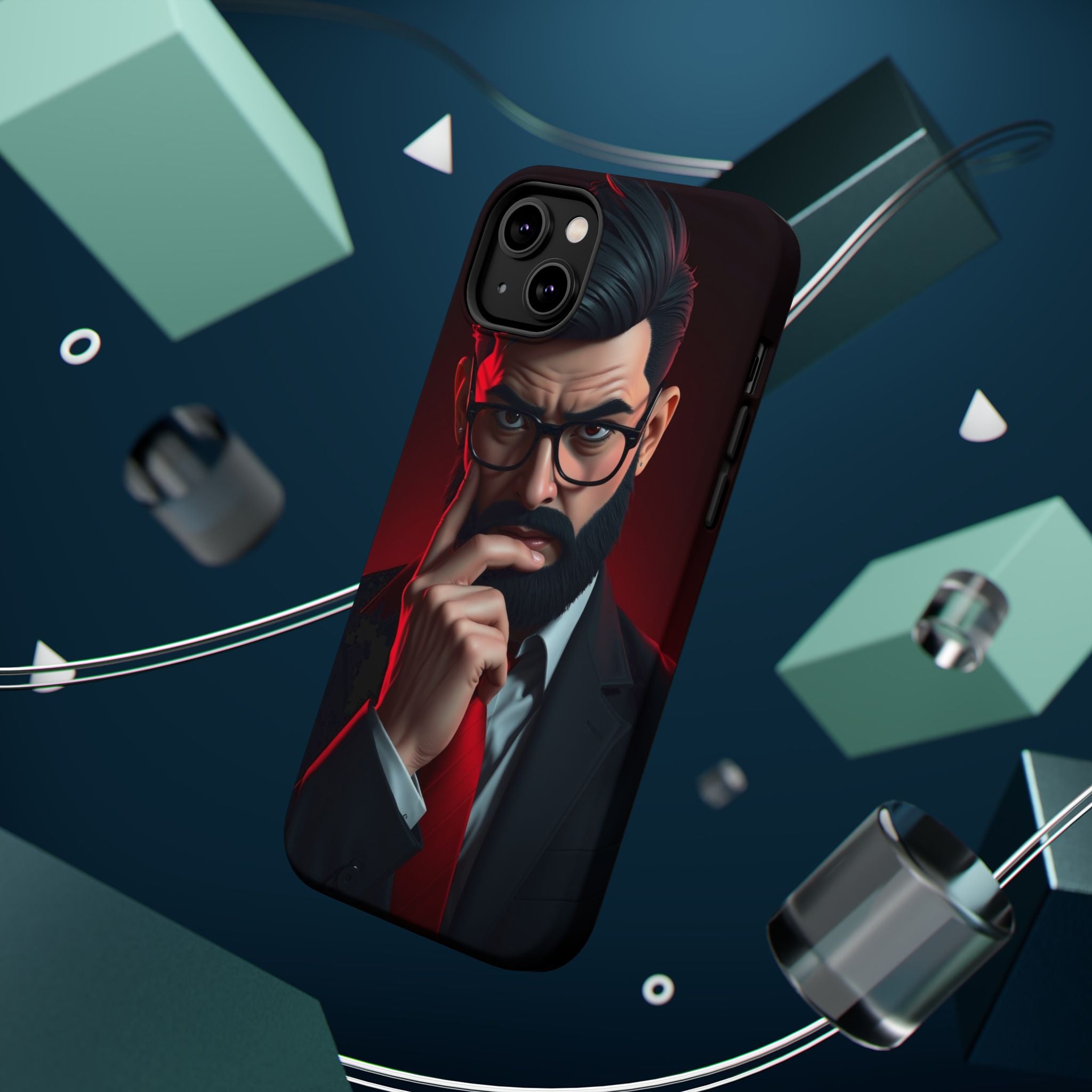 iPhone Vibrant Professional Overthinker Design Soft Finish Everyday Case · iPhon