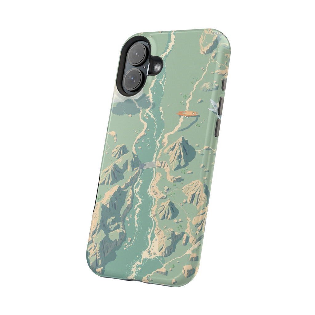 iPhone River Delta Aerial Pixel Art -Bit Slim Everyday iPhone Designer · iPhone