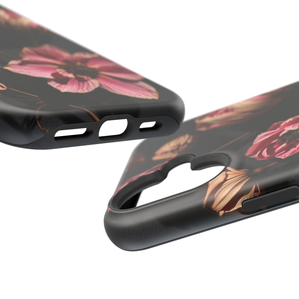 iPhone Dried Flower Flat Lay Electric Art Slim Snap Case · iPhone Case