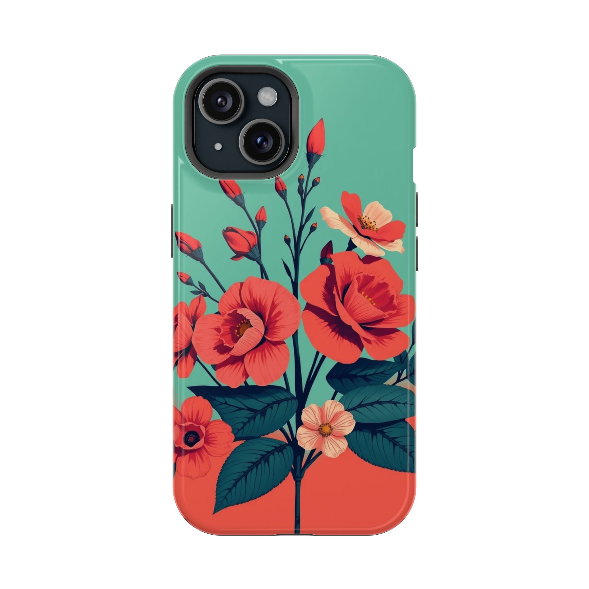 iPhone Pin-up Floral Cinematic Art Bold Modern Everyday Snap Case · iPhone Case