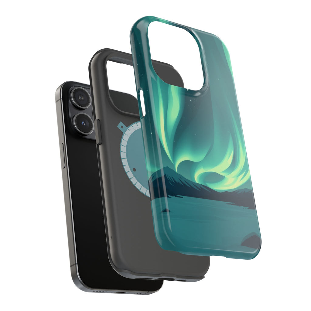iPhone Northern Lights Abstract Geometric Slim iPhone Everyday Designer · iPhone