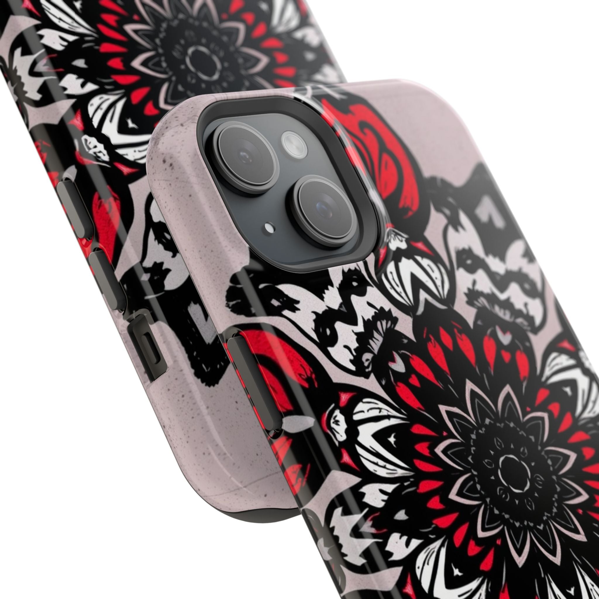 iPhone Floral Mandala Bold Art Slim Everyday Designer Case · iPhone Case