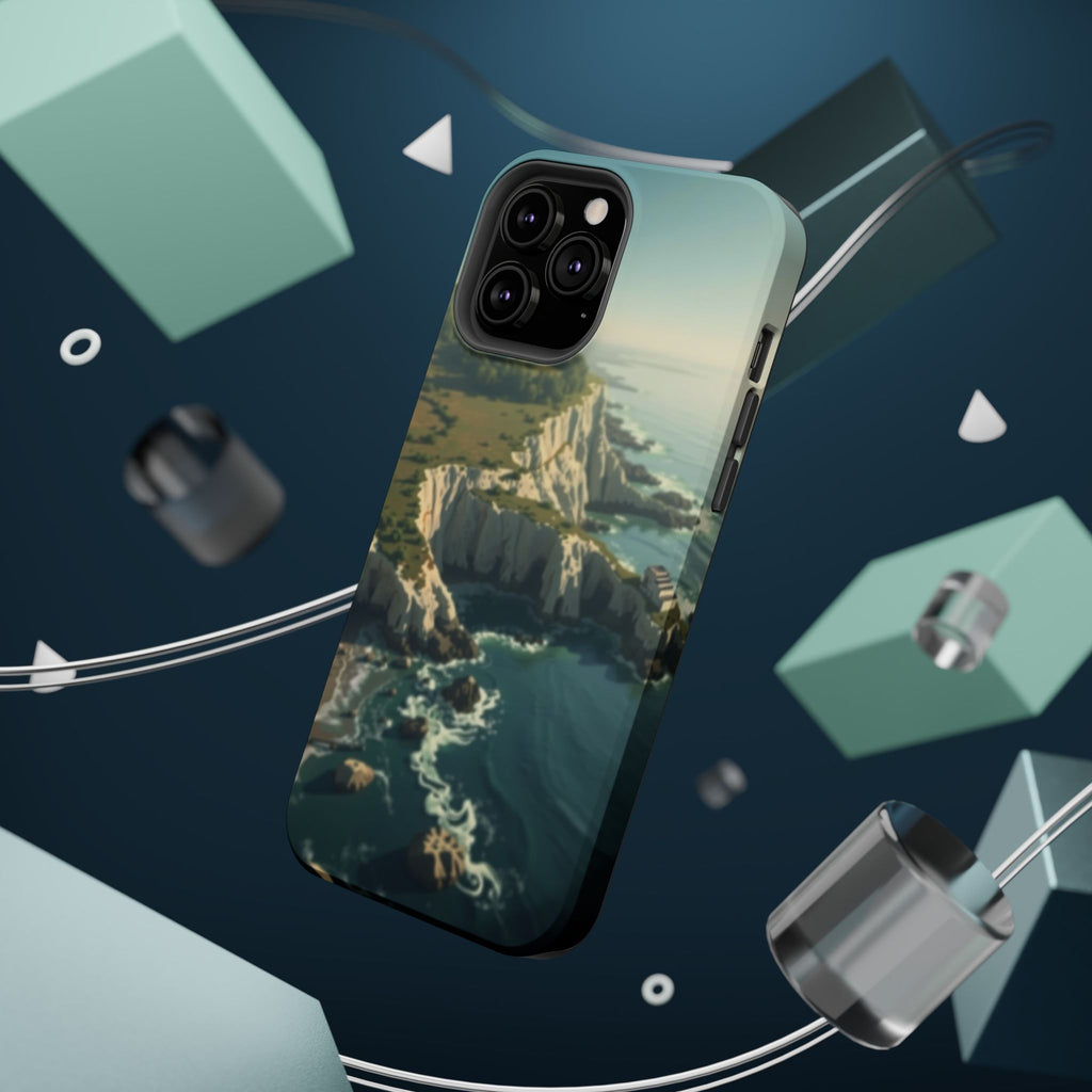iPhone Shoreline Aerial Mystic Art Bold Modern Everyday Snap Case · iPhone Case