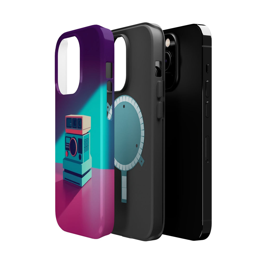 iPhone Polaroid Stack Memory Pop Art Bold Slim Everyday Designer Case · iPhone C