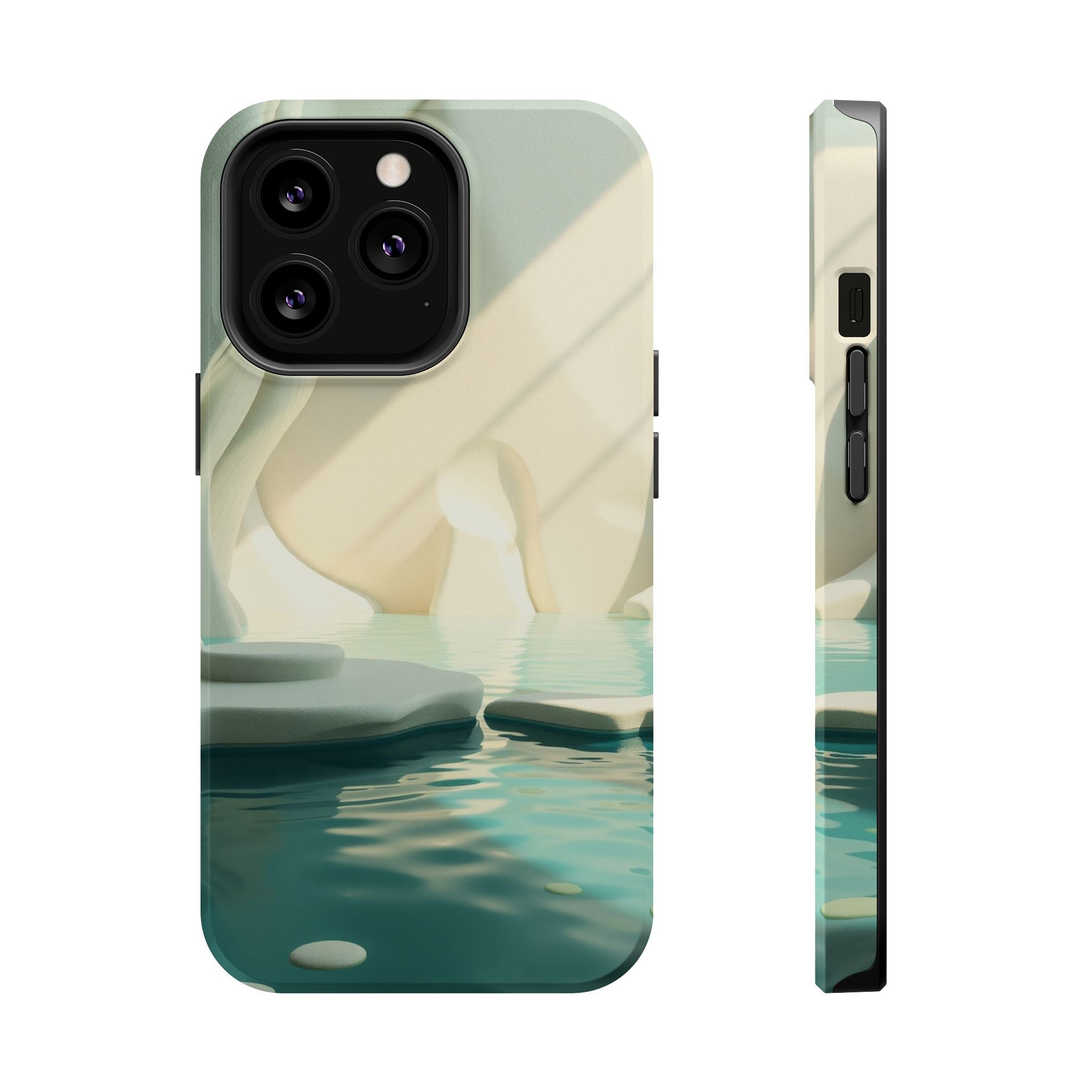 iPhone Tidal Pool 3D Digital Slim Everyday Designer Case · iPhone Case