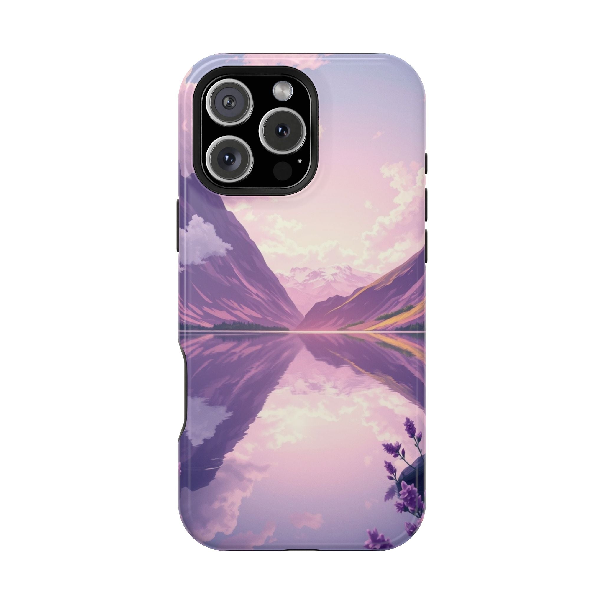 iPhone Lavender And Pearl Fjord Reflection Slim iPhone Everyday · iPhone Case