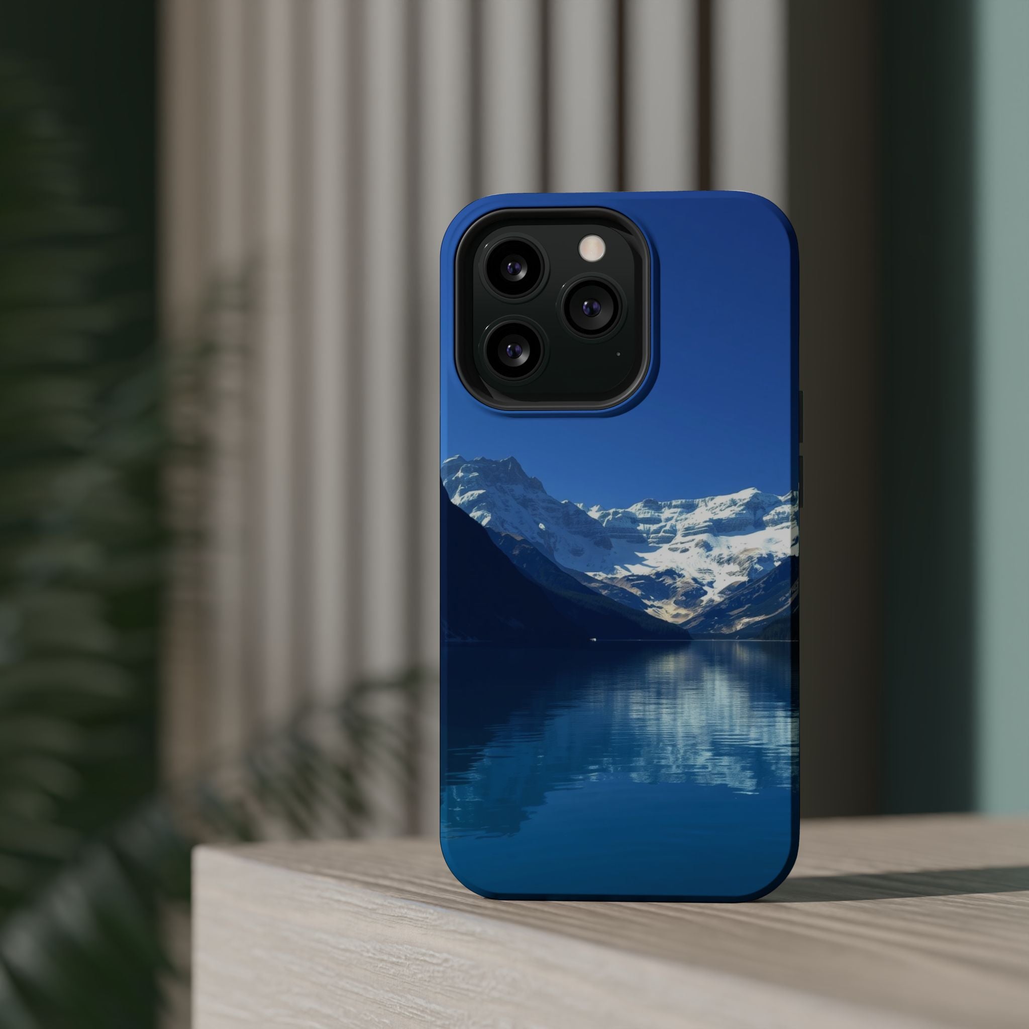 iPhone Glacier Lake Cinematic Art Bold Modern Everyday Snap Case · iPhone Case