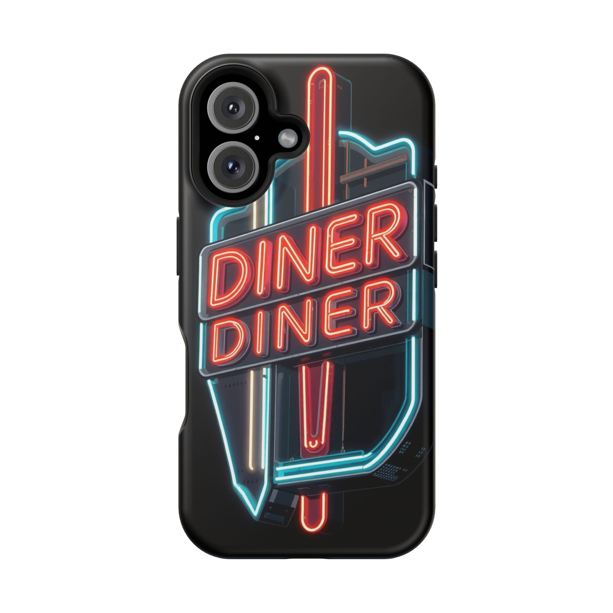 iPhone Neon Diner Sign Electric Art Slim Everyday Designer Case · iPhone Case