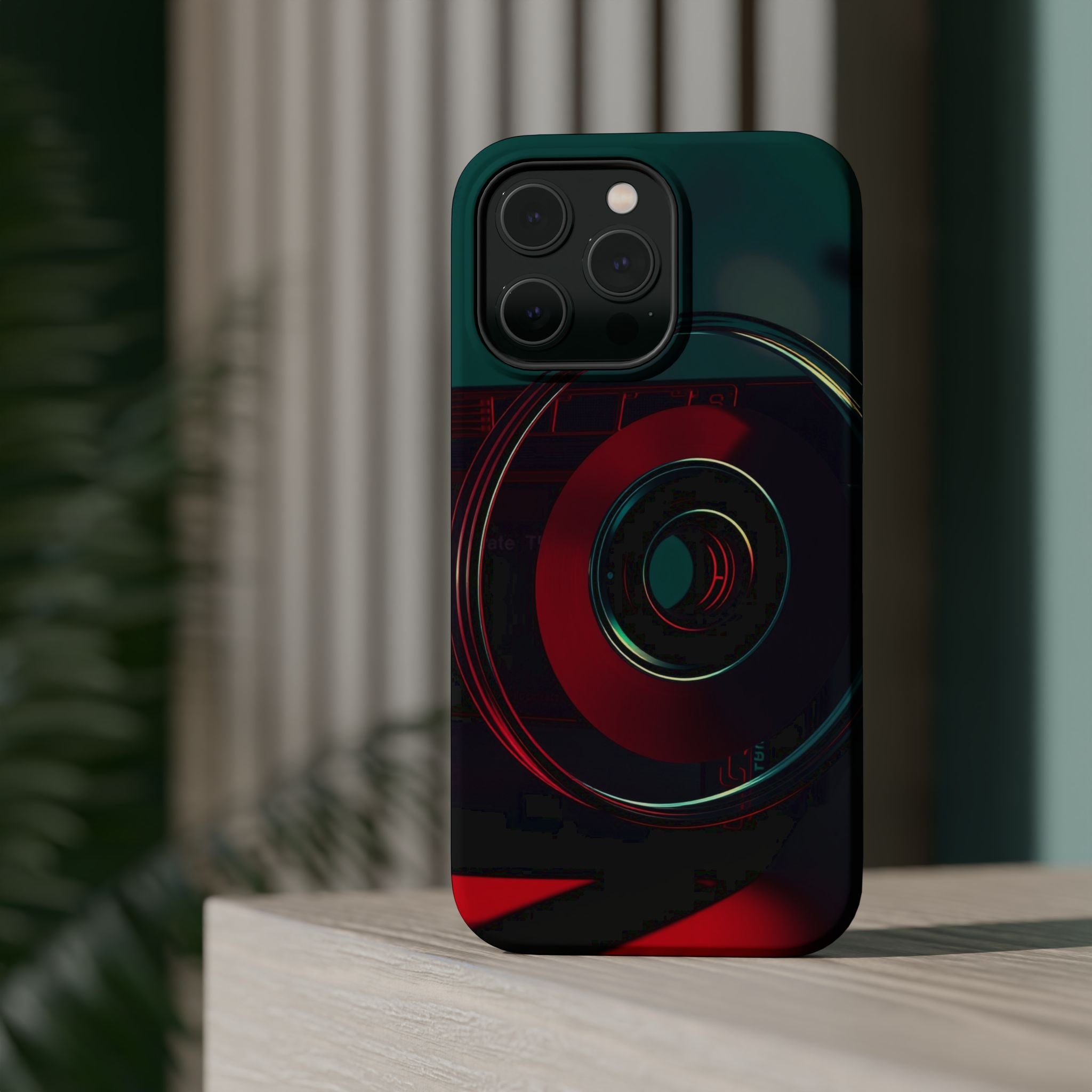 iPhone Vibrant Cassette Tape Rewind Design Slim Everyday Designer Case · iPhone