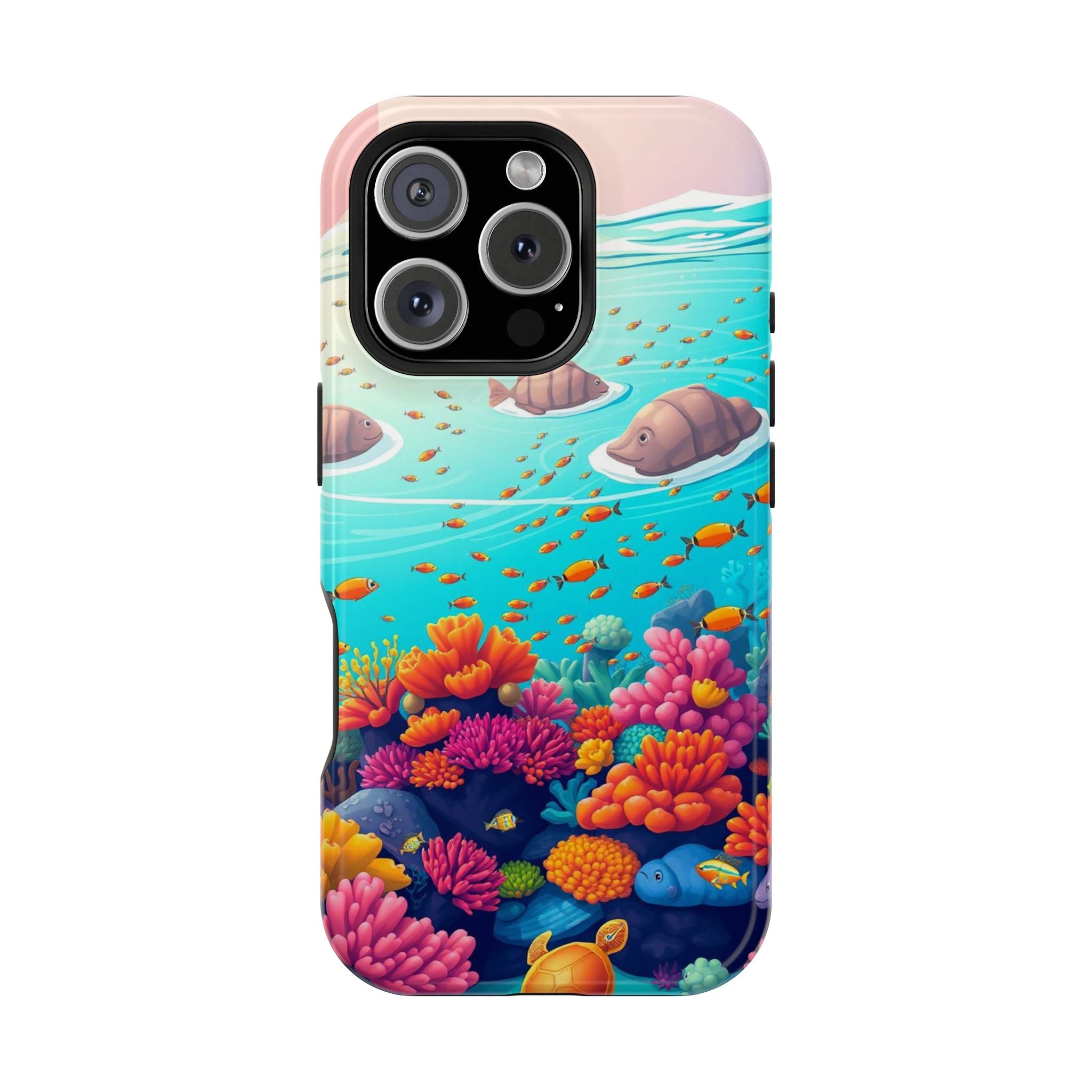 iPhone Coral Reef Panorama Kids Fun Phone Case Gift Slim Snap Case · iPhone Case