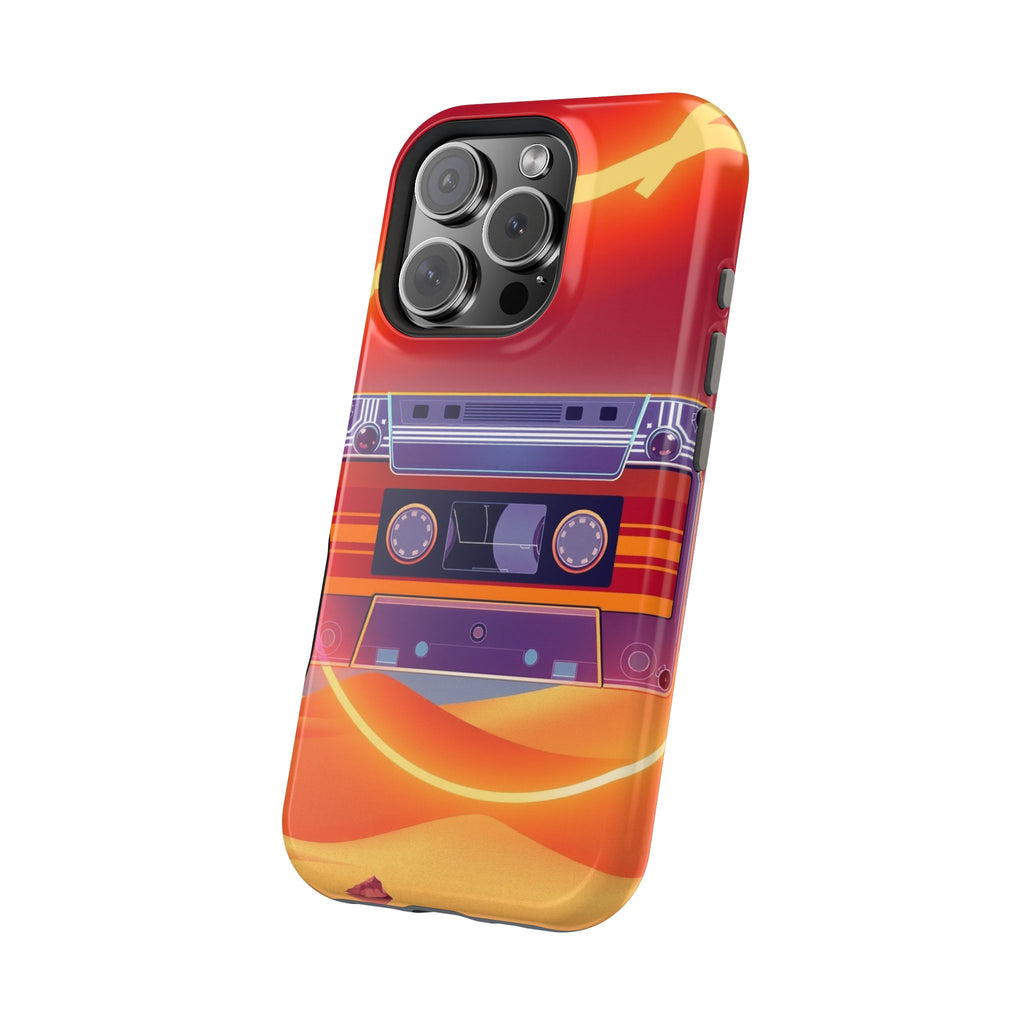 iPhone Cassette Tape Rewind Bold Art Slim Everyday Designer Case · iPhone Case
