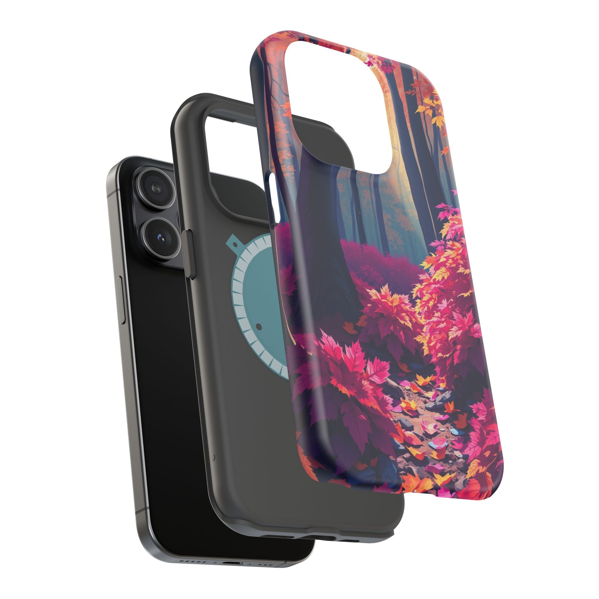 iPhone Earthy Autumn Forest Floor Design Slim Everyday iPhone Designer · iPhone
