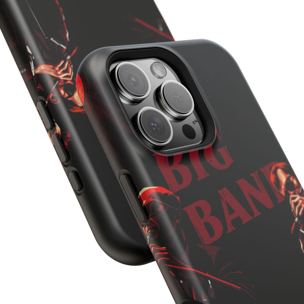 iPhone Black And Crimson Big Band Era Slim Everyday Designer Case · iPhone Case