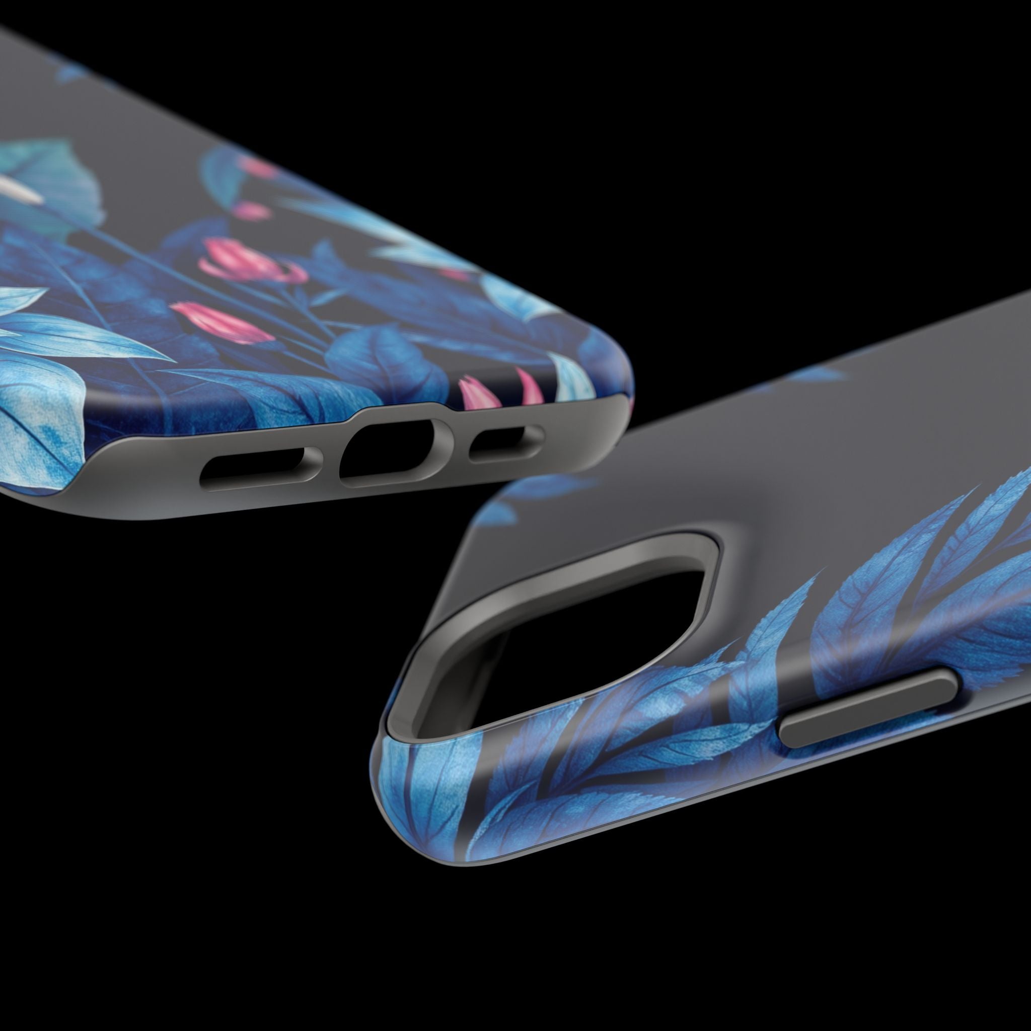 iPhone Serene Jungle Floral Design Clean Minimal Snap Cas Slim Snap Case · iPhon
