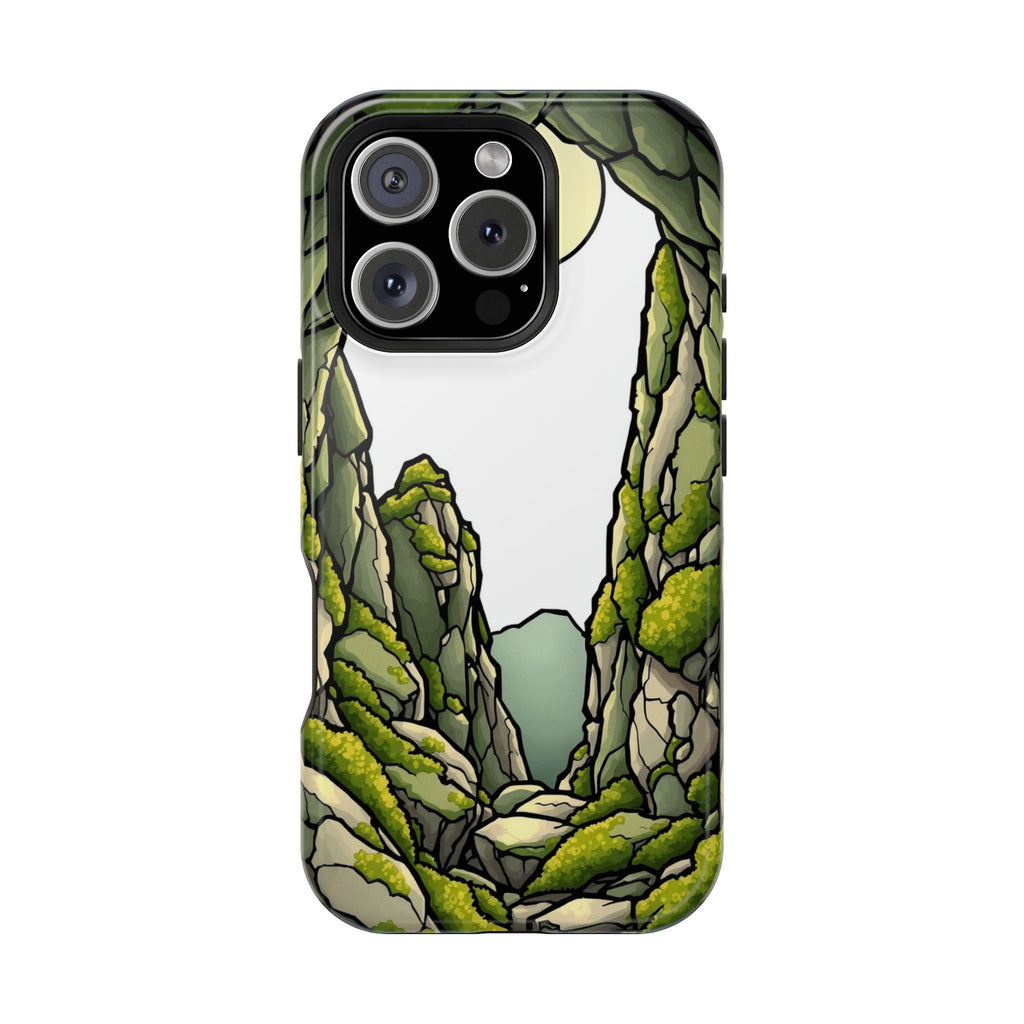 iPhone Sage And Ivory Moss Covered Rocks Slim Everyday iPhone Designer · iPhone