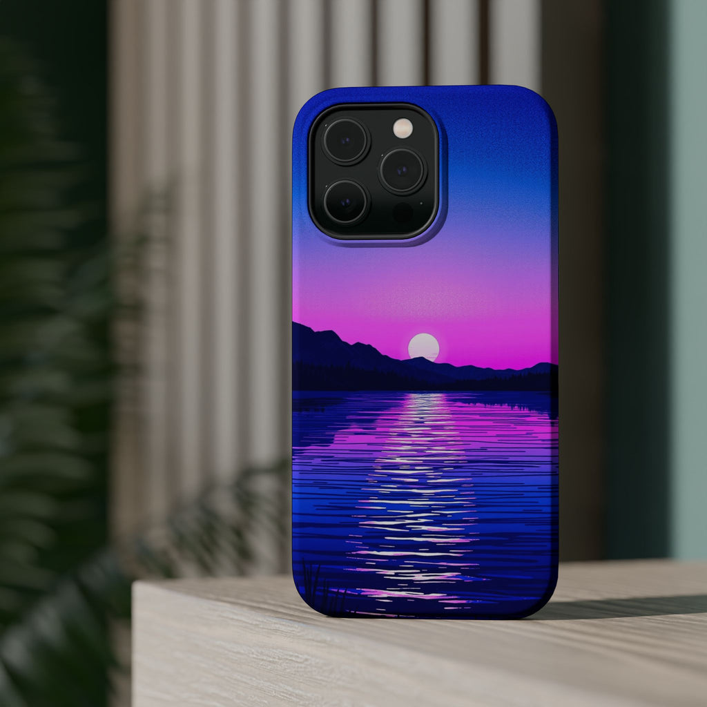 iPhone Indigo And Violet Lake at Twilight Slim iPhone Everyday Designer · iPhone
