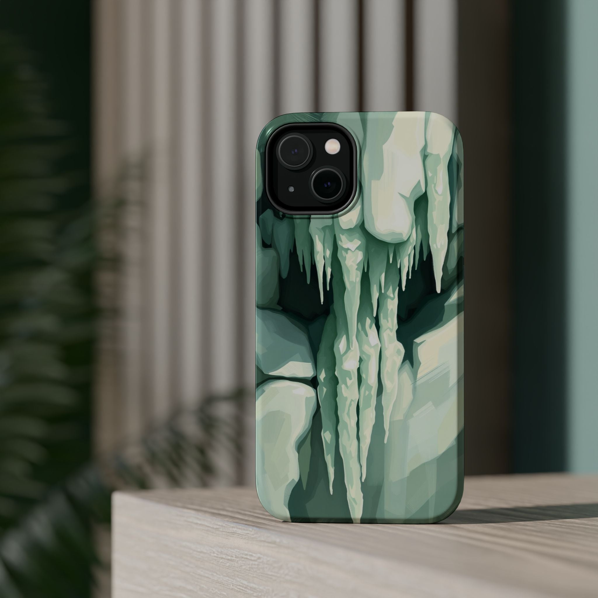 iPhone Earthy Icicle Formation Design Slim Everyday Designer Case · iPhone Case