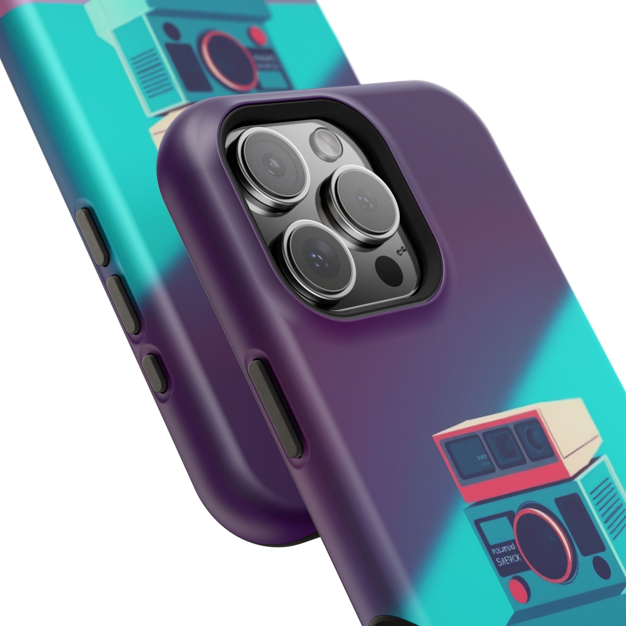 iPhone Polaroid Stack Memory Pop Art Bold Slim Everyday Designer Case · iPhone C