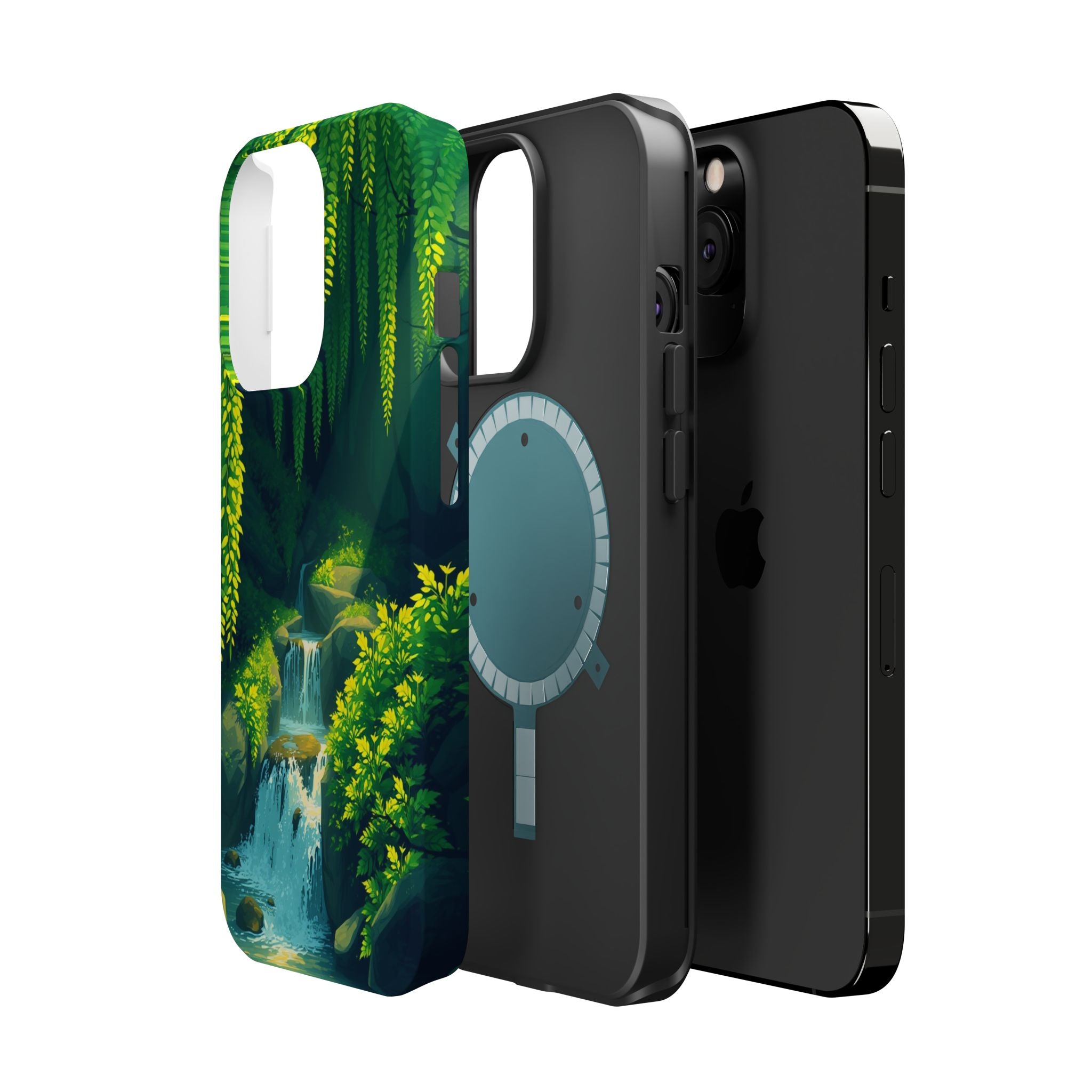 iPhone Earthy Wisteria Cascade Design Slim Everyday iPhone 13 Designer · iPhone