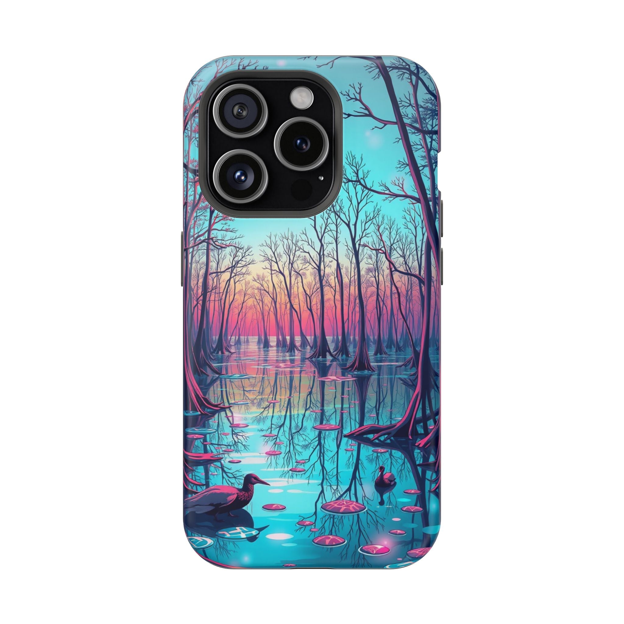 iPhone Cypress Swamp Holographic Iridescent Slim iPhone Everyday · iPhone Case
